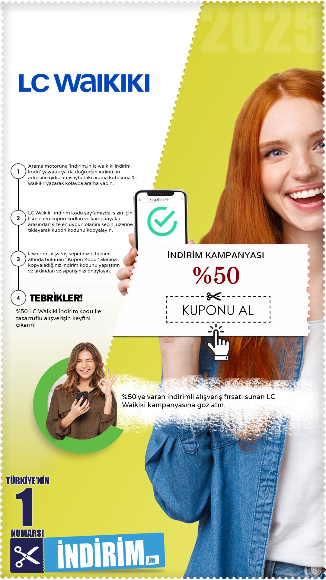 Lc Waikiki %50'Ye Varan İndirim Kampanyası