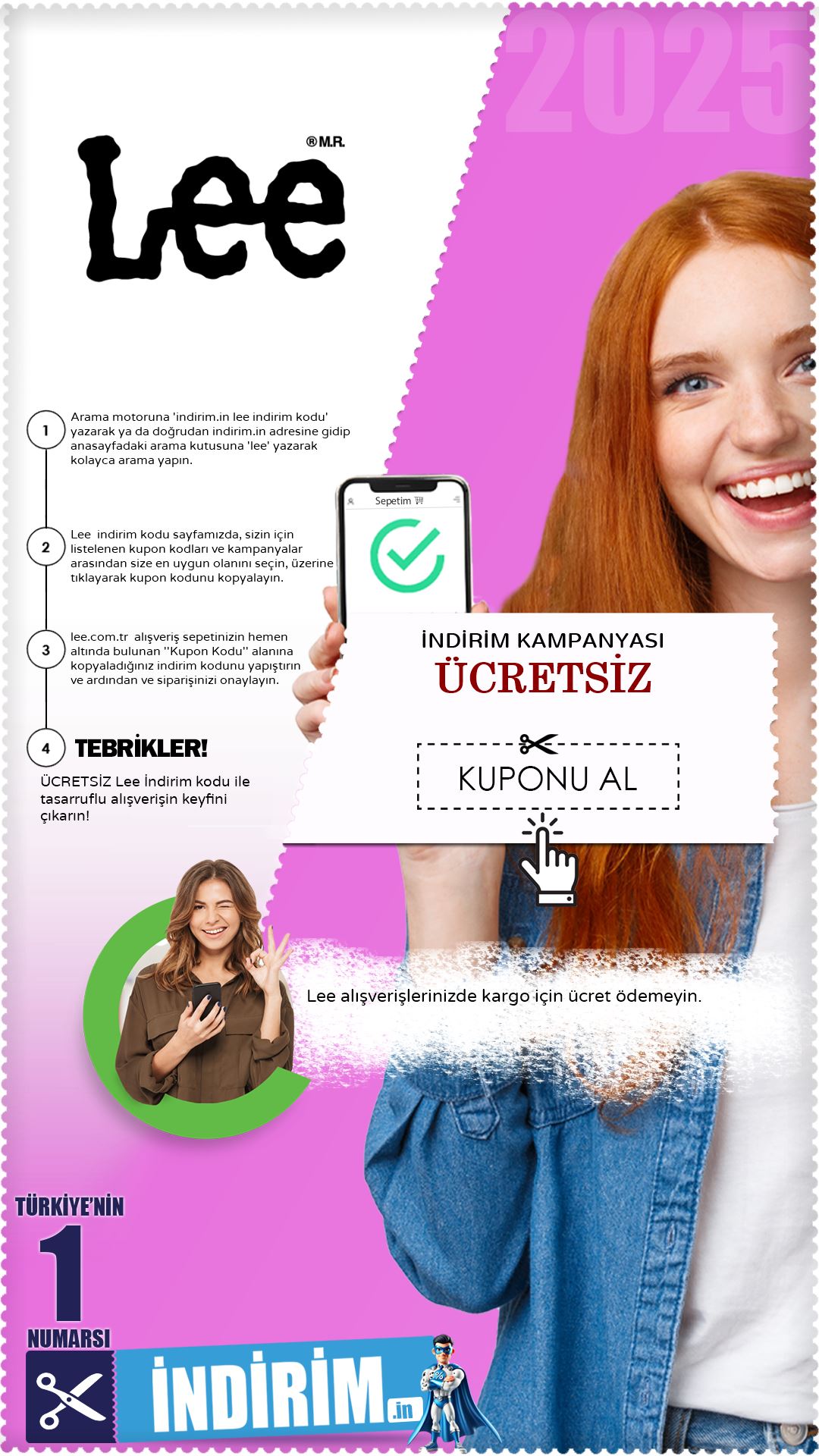 Lee Ücretsiz Kargo Kampanyası