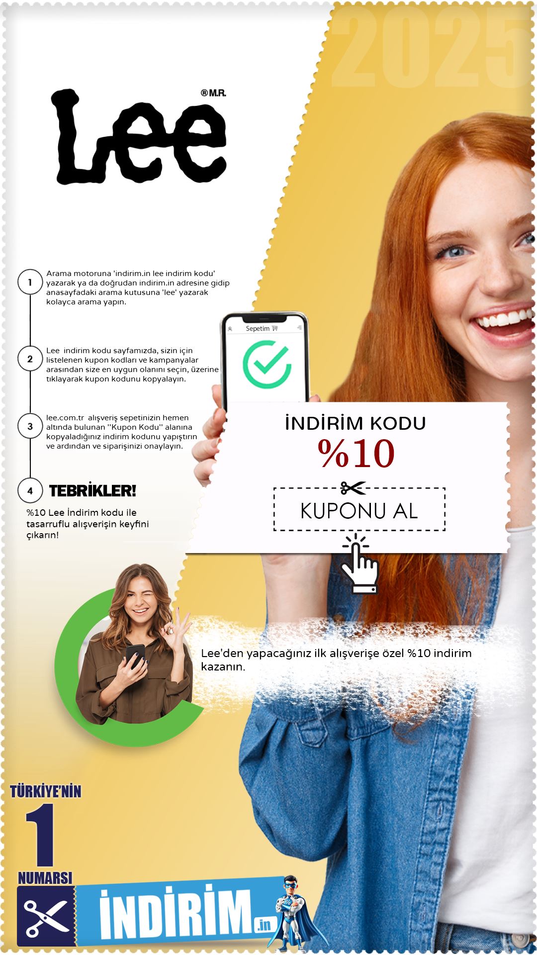 Lee %10 İndirim Kuponu