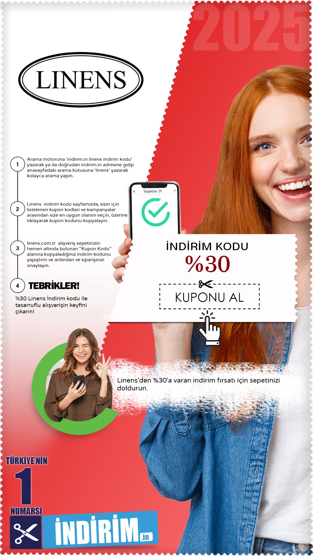 Linens %30 İndirim Fırsatı