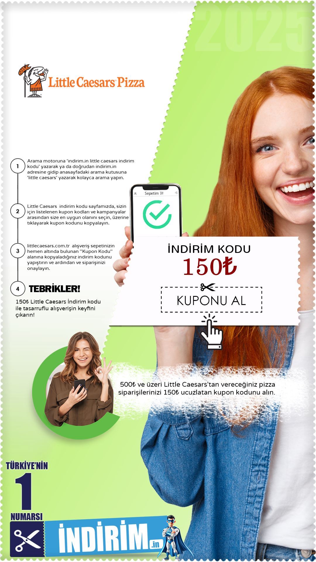 Little Caesars 150₺ Promosyon Kodu