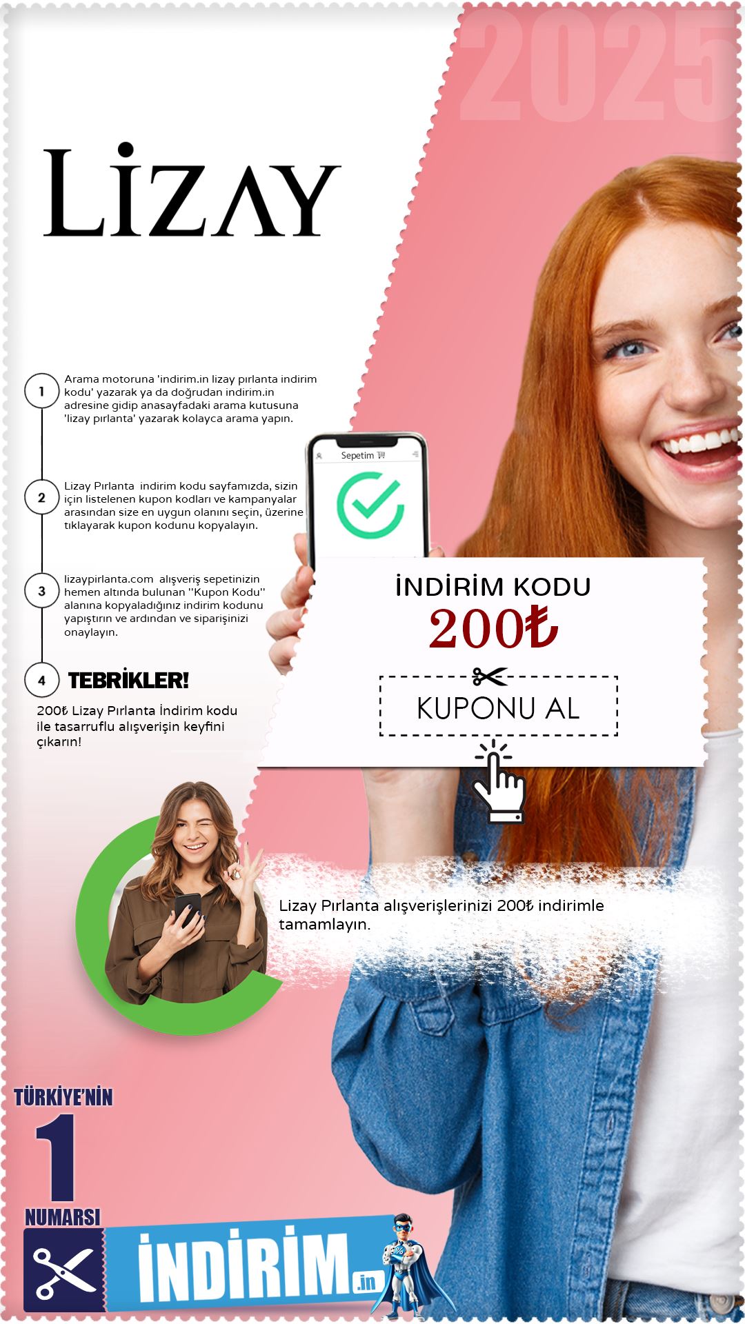 Lizay Pırlanta 200₺ İndirim Kodu