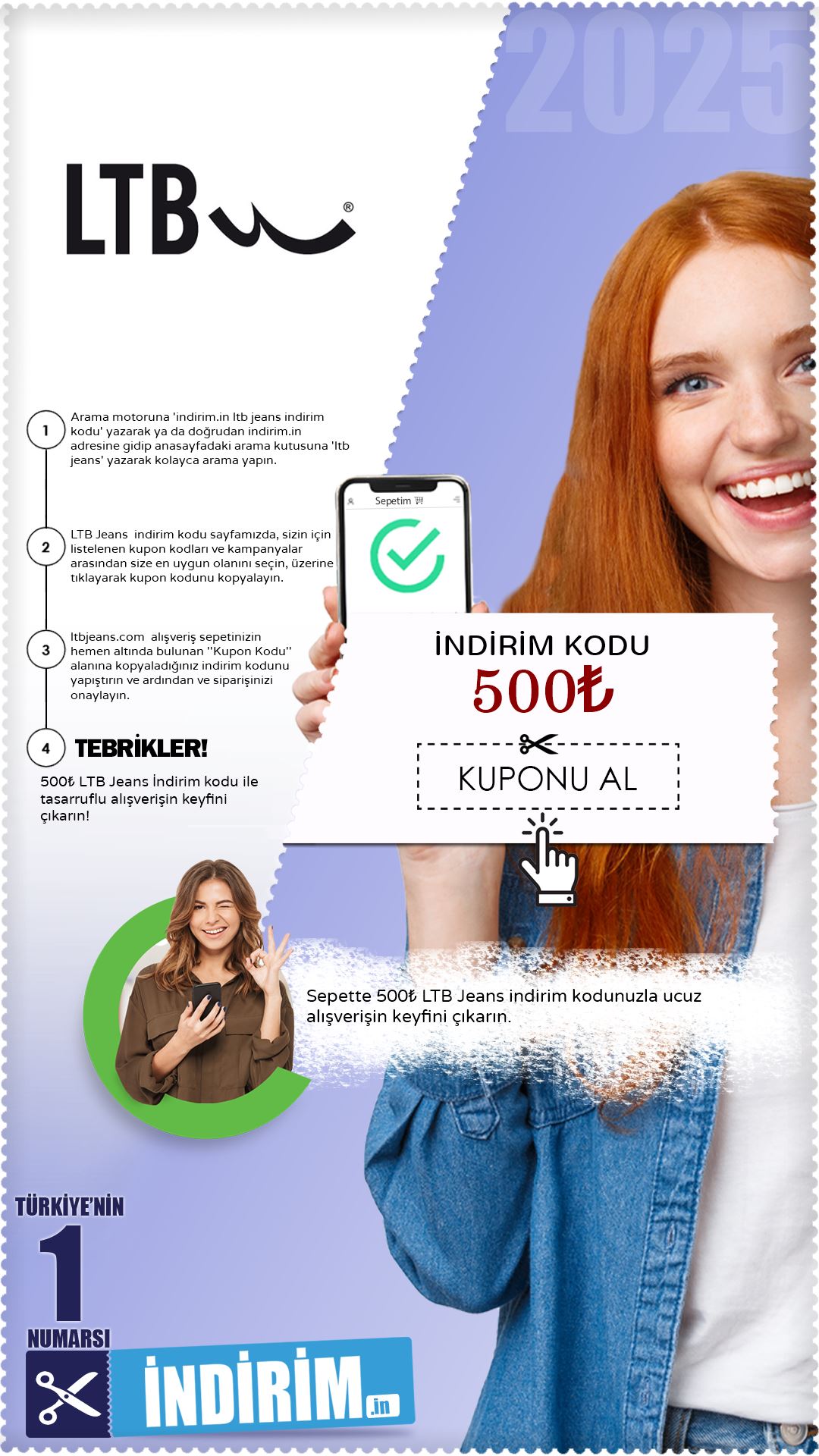 Ltb Jeans 500₺ İndirim Kuponu