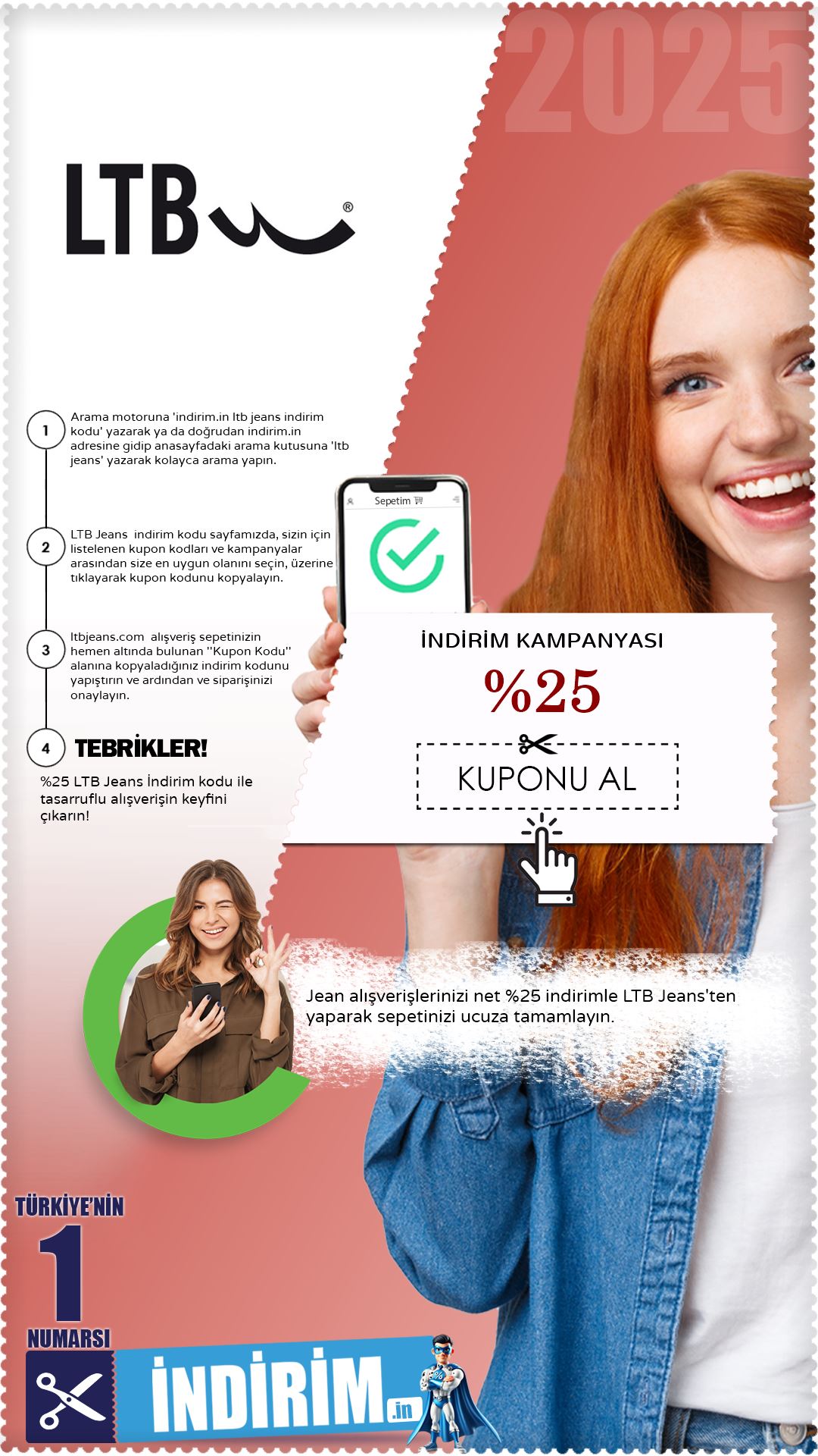  LTB Jeans %25 Jean İndirim Avantajı