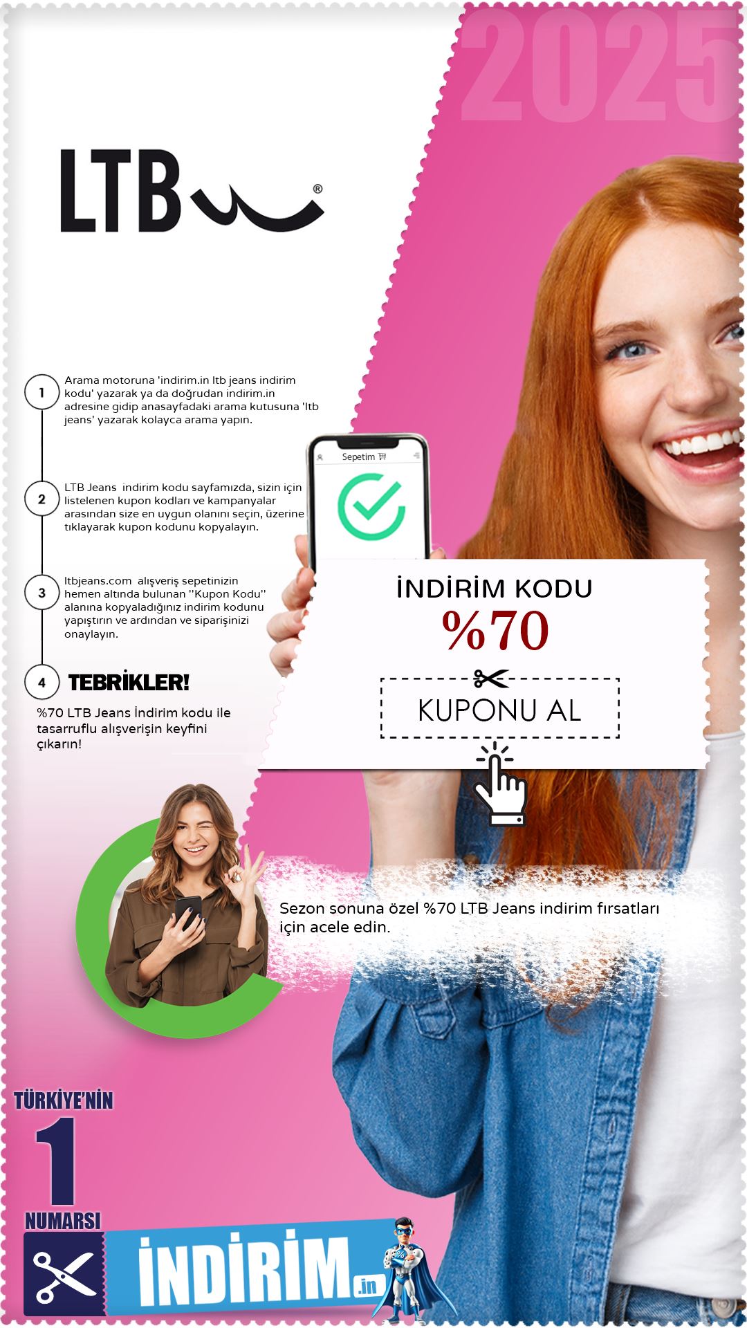 Ltb Jeans'de %70'e Varan İndirim Fırsatları