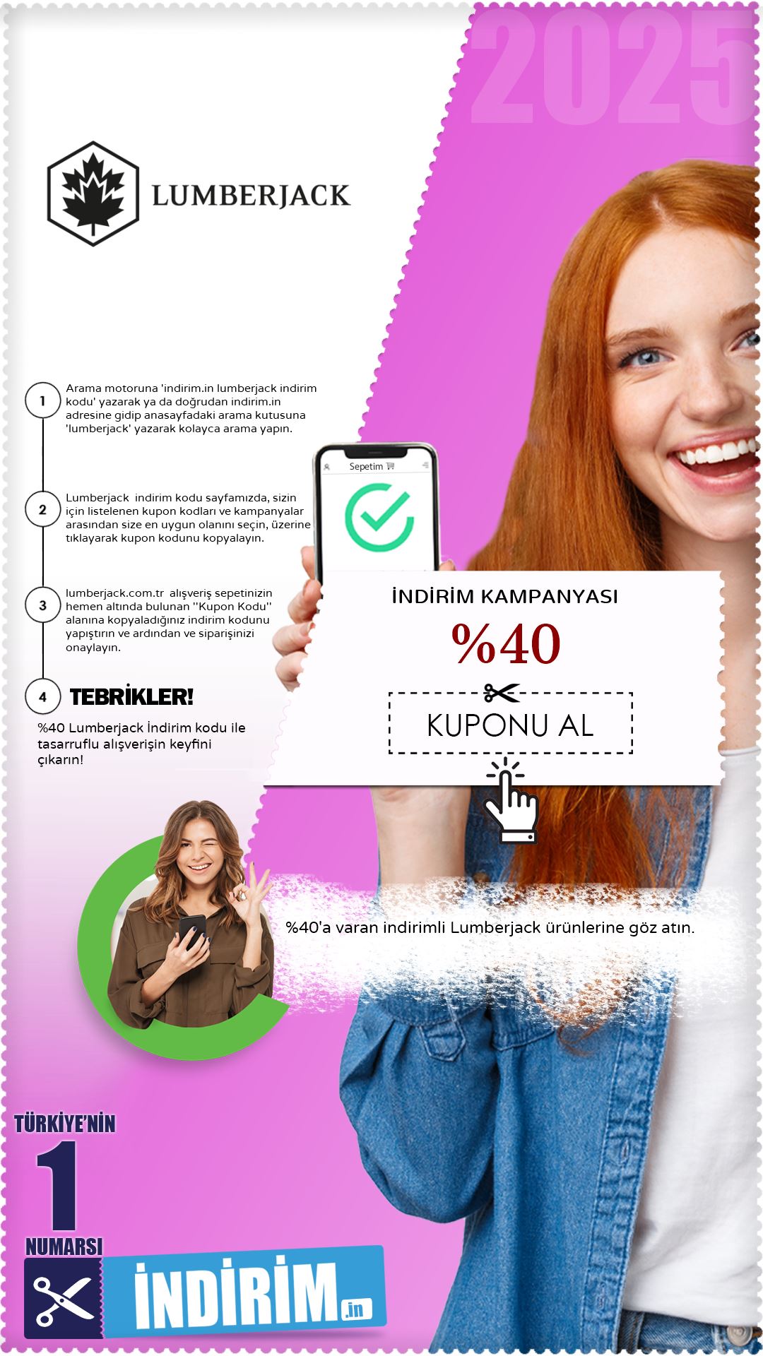 Lumberjack %40'A Varan İndirim Fırsatı