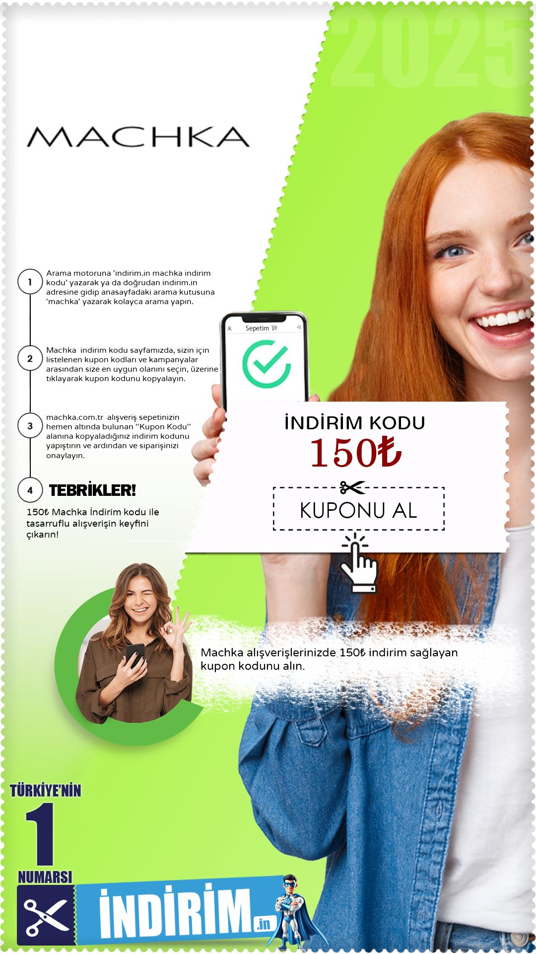 Machka 150₺ İndirim Kuponu