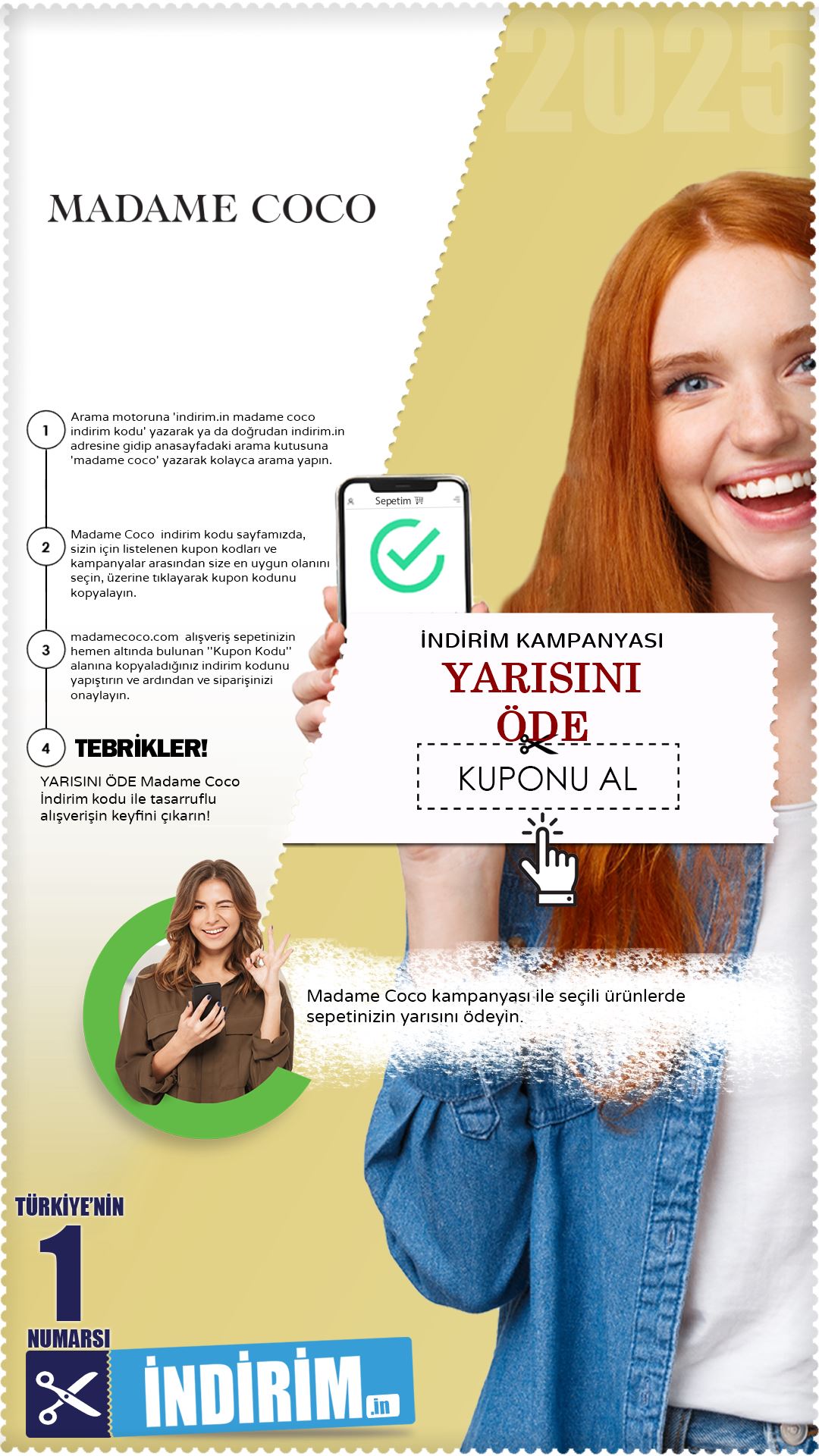 Madame Coco Yarısını Öde Kampanyası