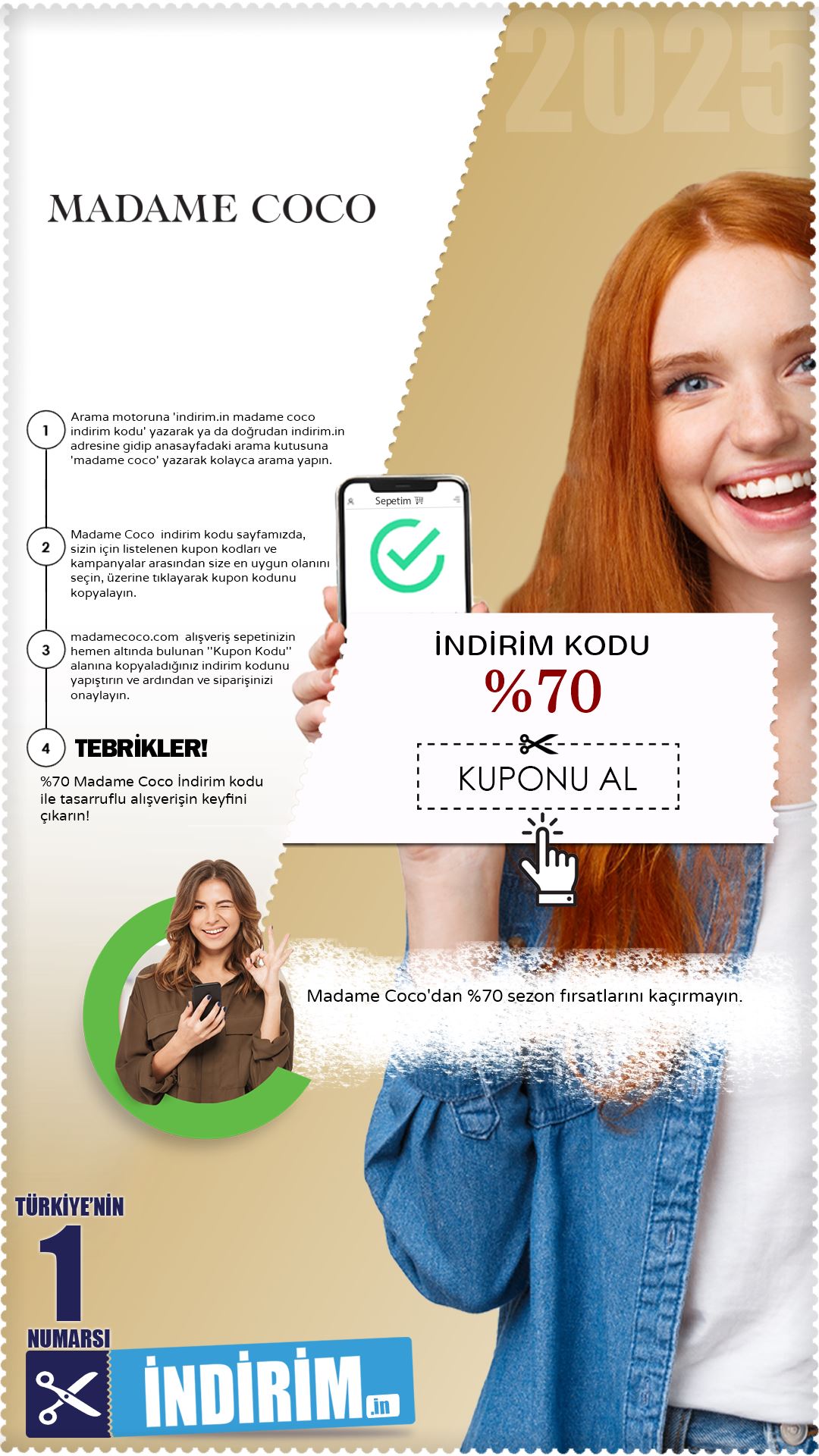 Madame Coco %70 İndirim Fırsatı