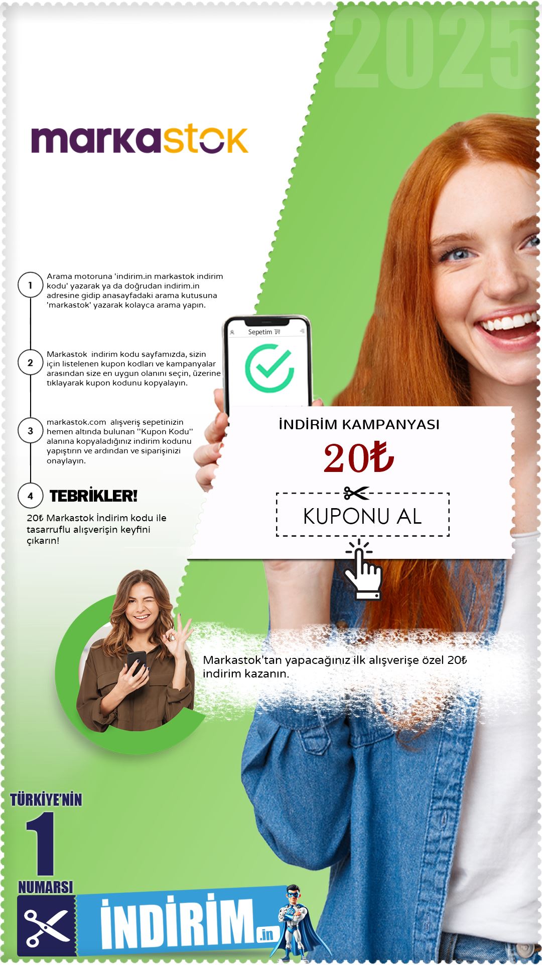 Markastok 20₺ Yeni Üye İndirim Kampanyası