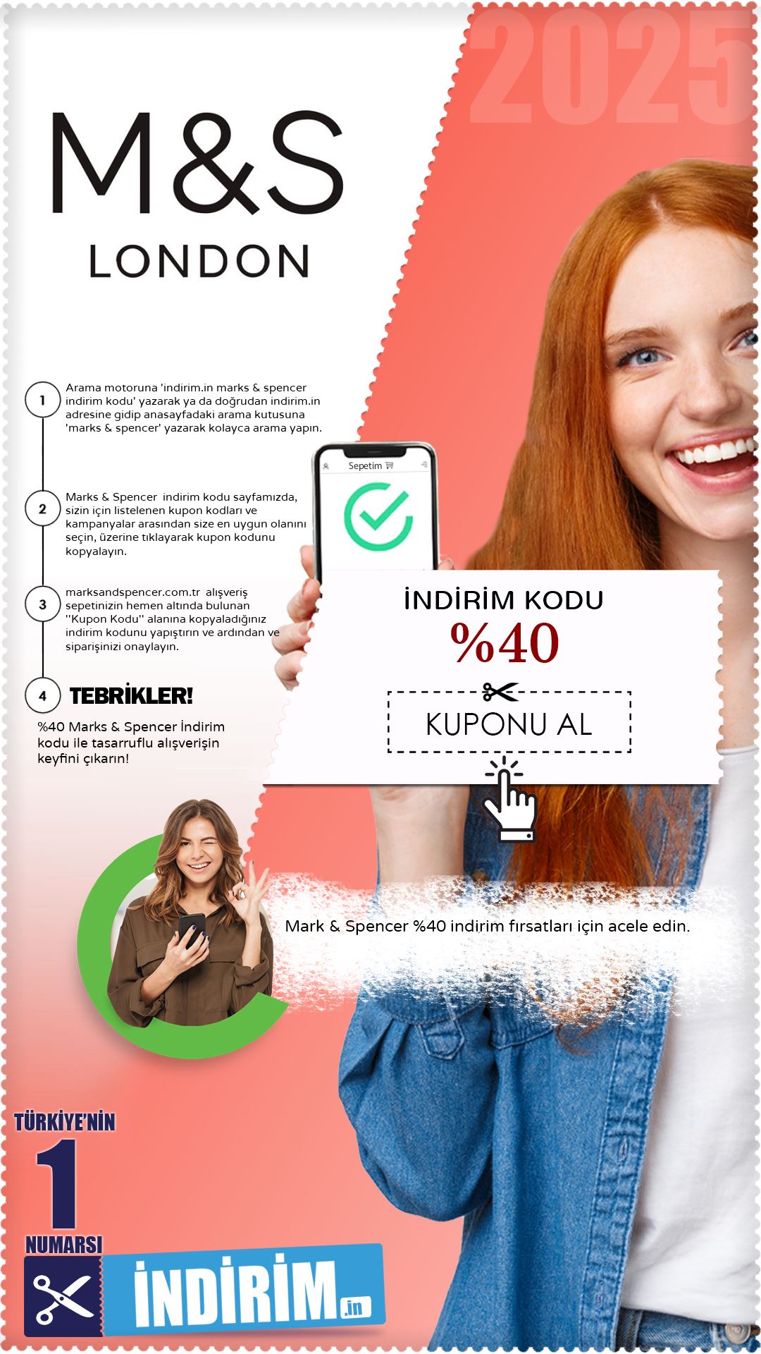 Marks & Spencer %40 İndirim Fırsatı