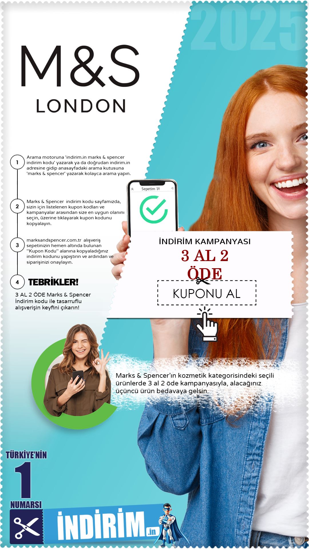 Marks&Spencer 3 Al 2 Öde Kampanyası