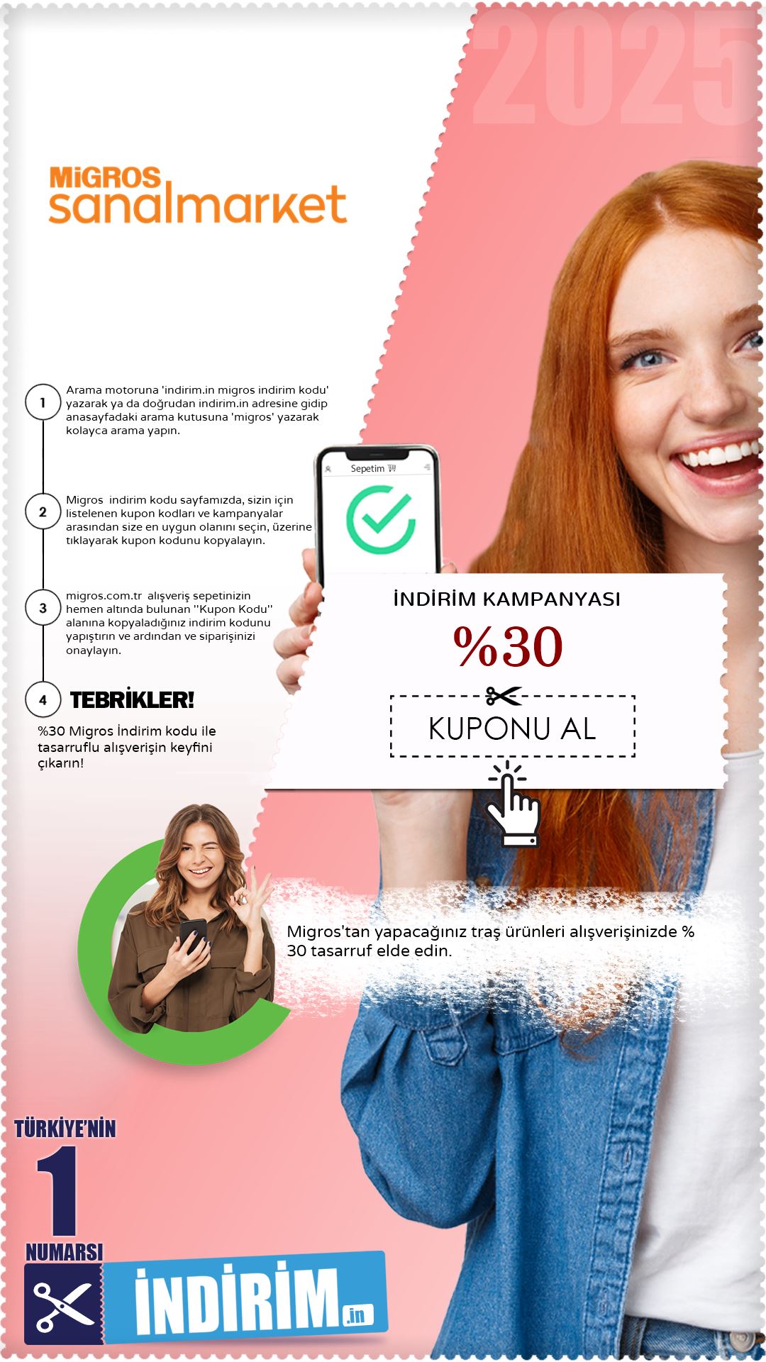Migros %30 Traş Ürünleri İndirimi