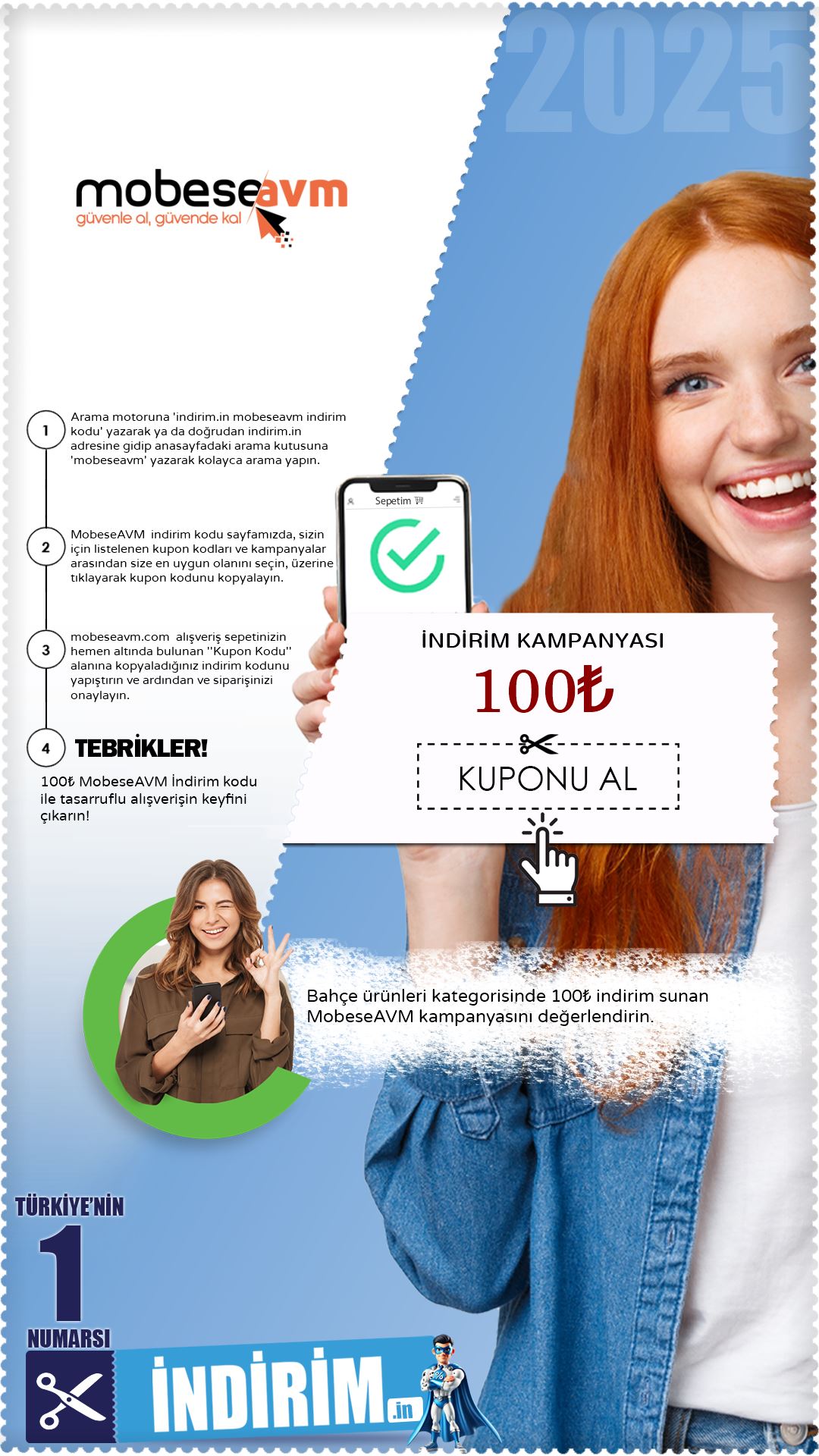 Mobeseavm 100₺ İndirim Kuponu