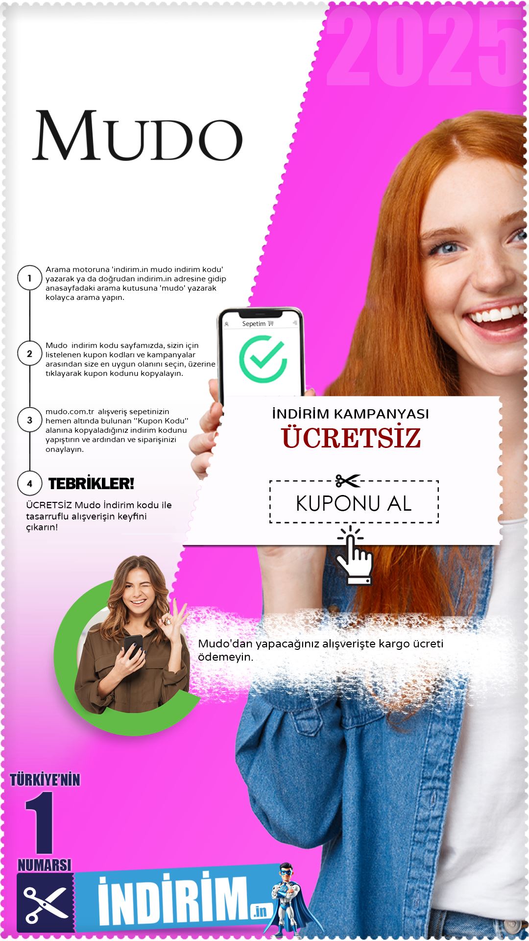 Mudo Ücretsiz Kargo Kampanyası