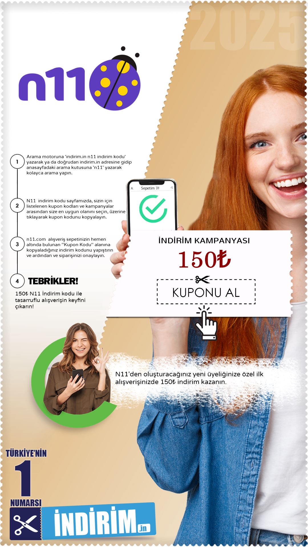 N11 150₺ Yeni Üye İndirim Kampanyası