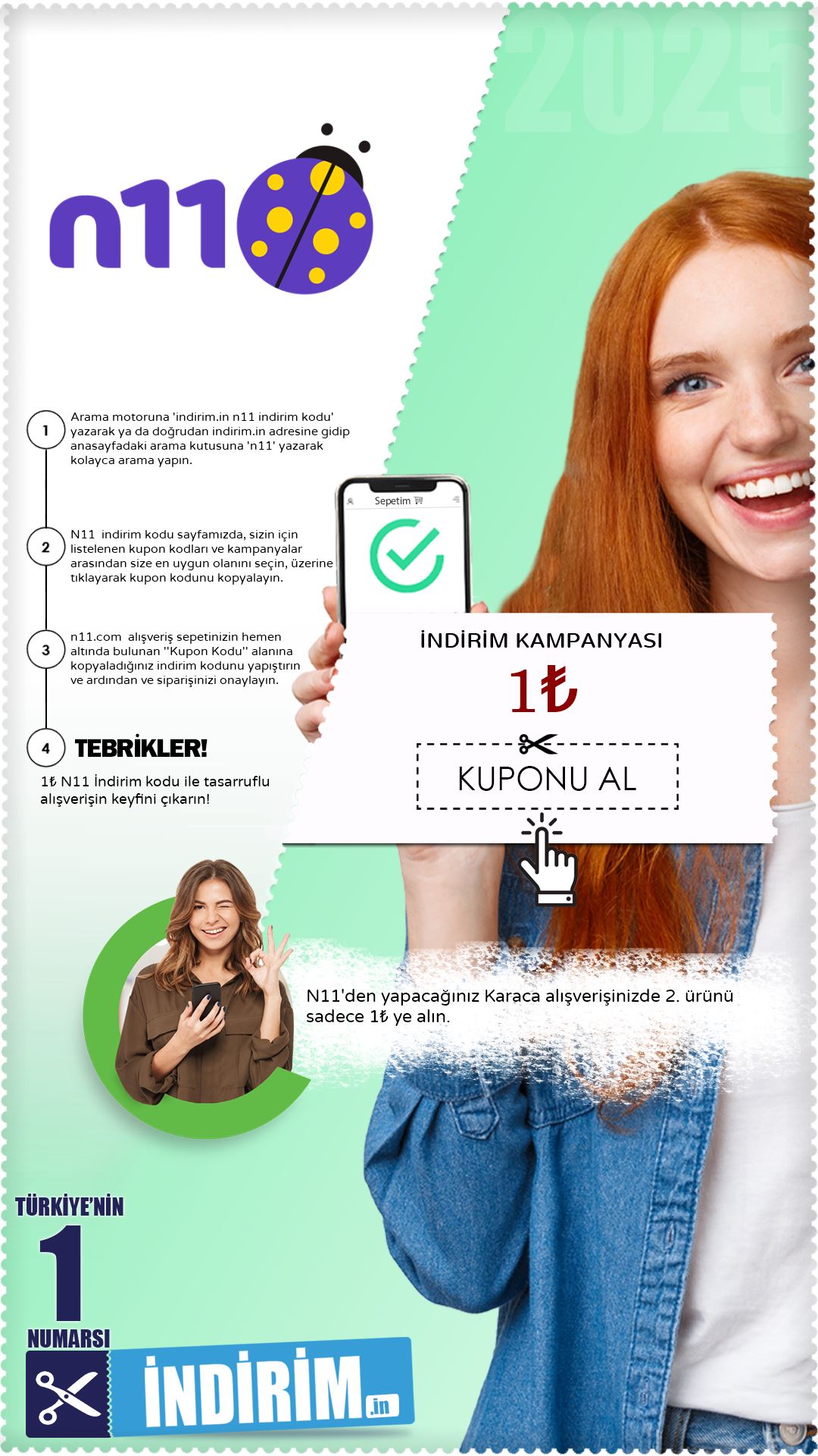N11 Fırsatı 1₺'Ye Alışveriş İmkanı