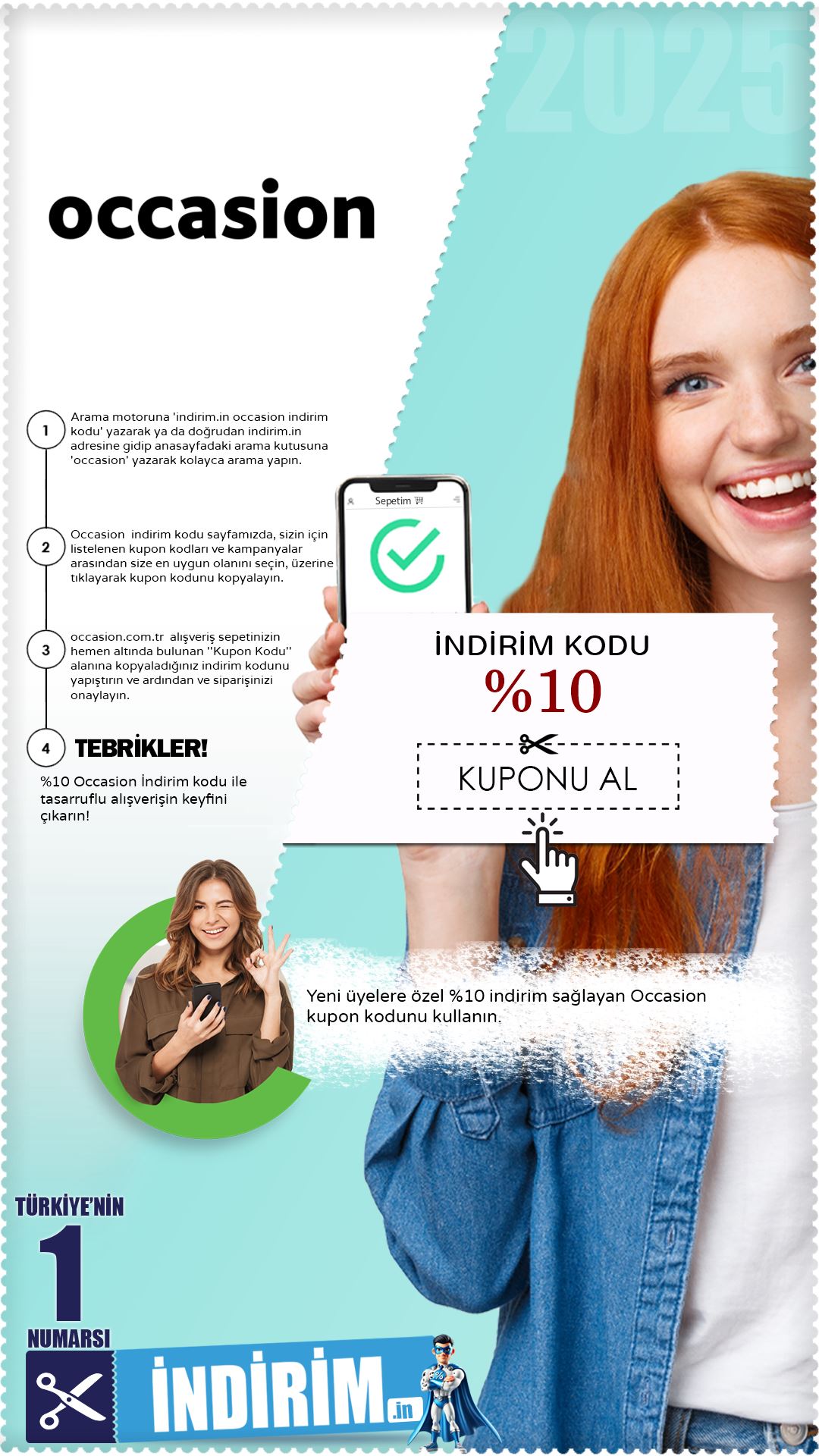 Occasion %10  İndirim Kodu