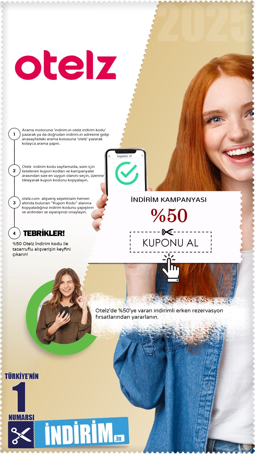 Otelz %50'Ye Varan İndirim Kampanyası