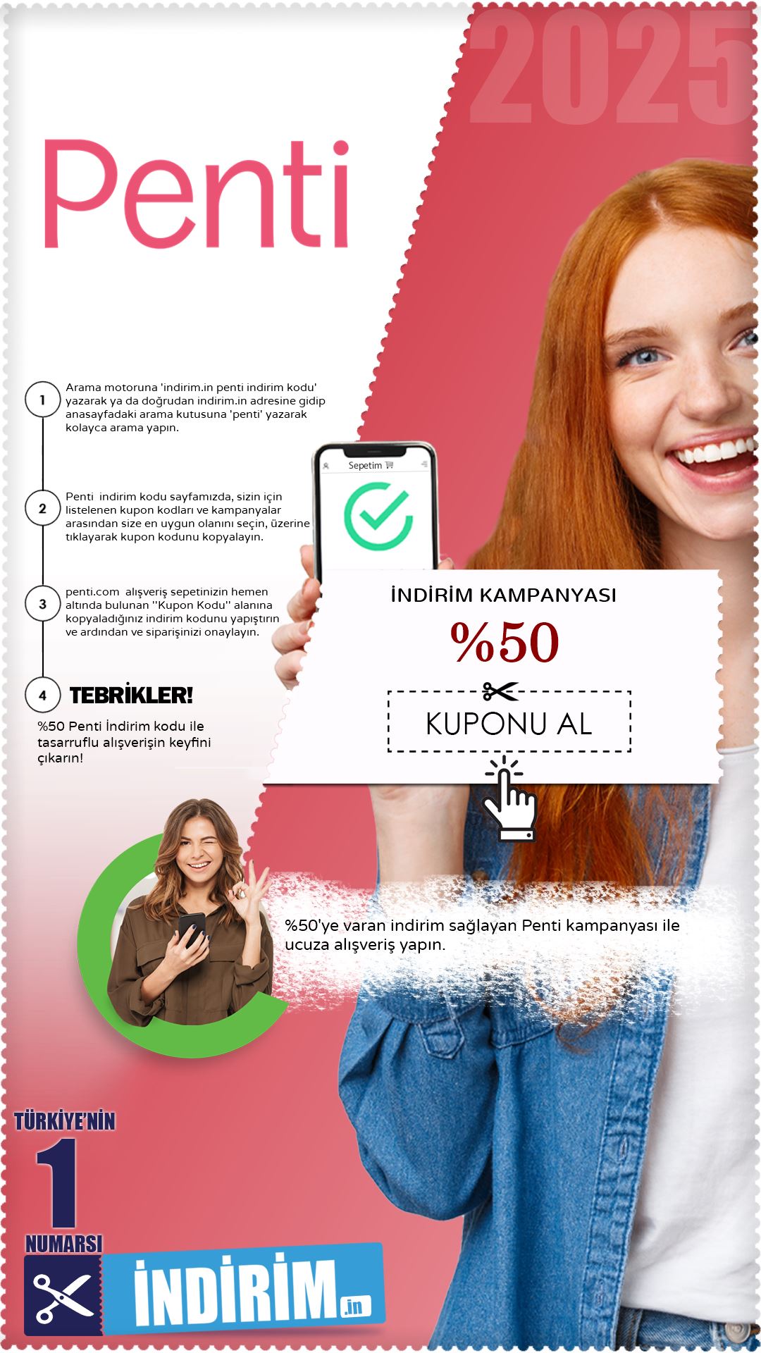 Penti %50'Ye Varan İndirim Kampanyası