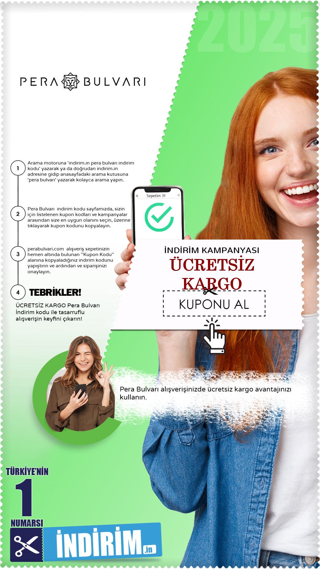 Pera Bulvarı Ücretsiz Kargo Fırsatı