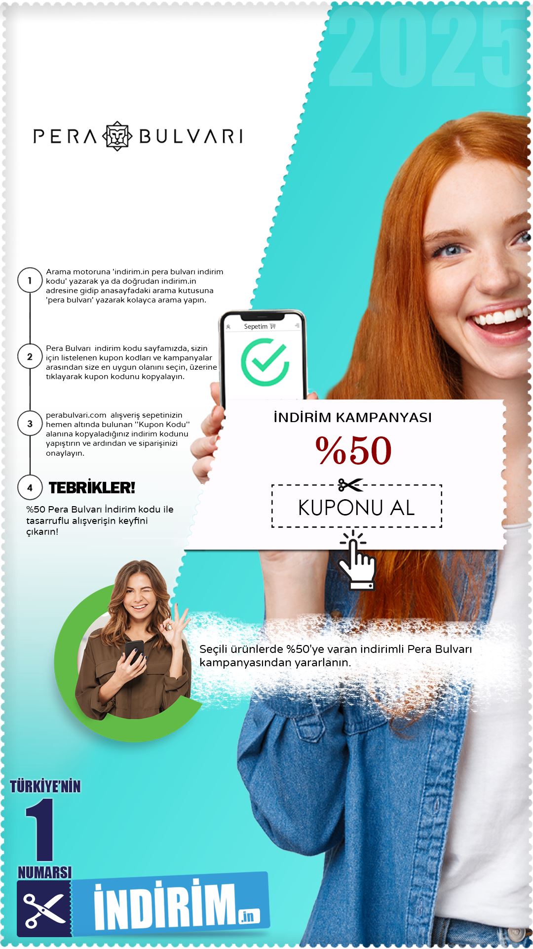 Pera Bulvarı %50'Ye Varan İndirim Kampanyası