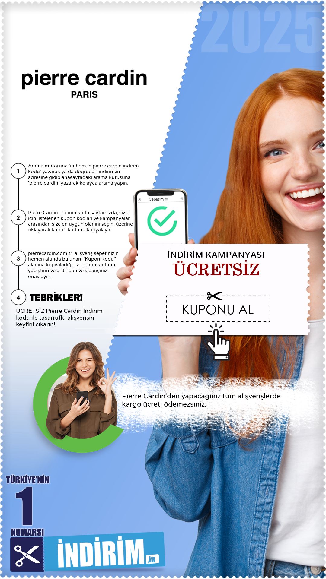 Pierre Cardin Ücretsiz Kargo Kampanyası