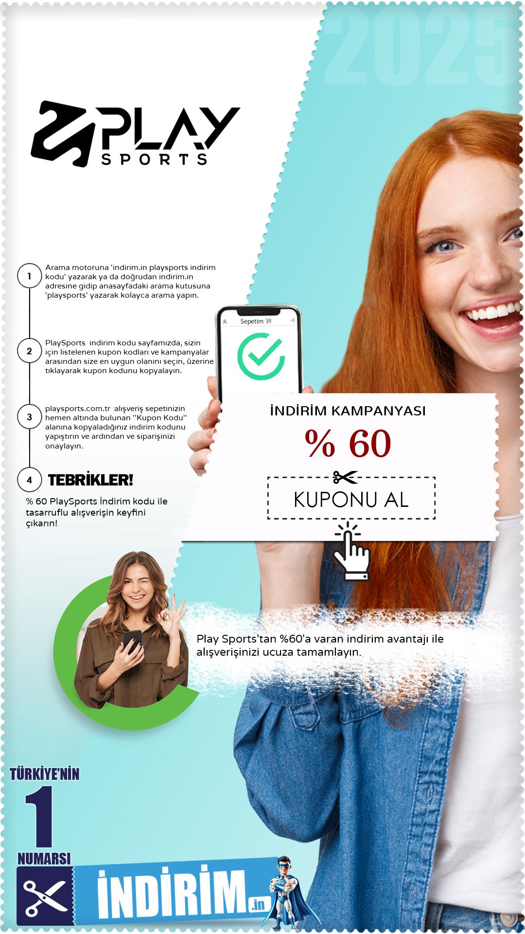 Play Sports %60 İndirim Kampanyası