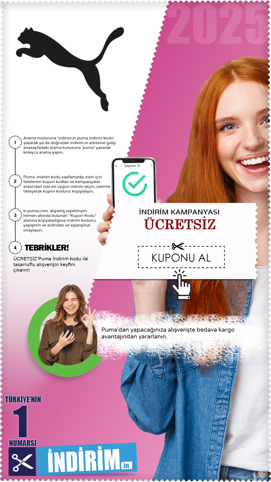 Puma Ücretsiz Kargo Kampanyası