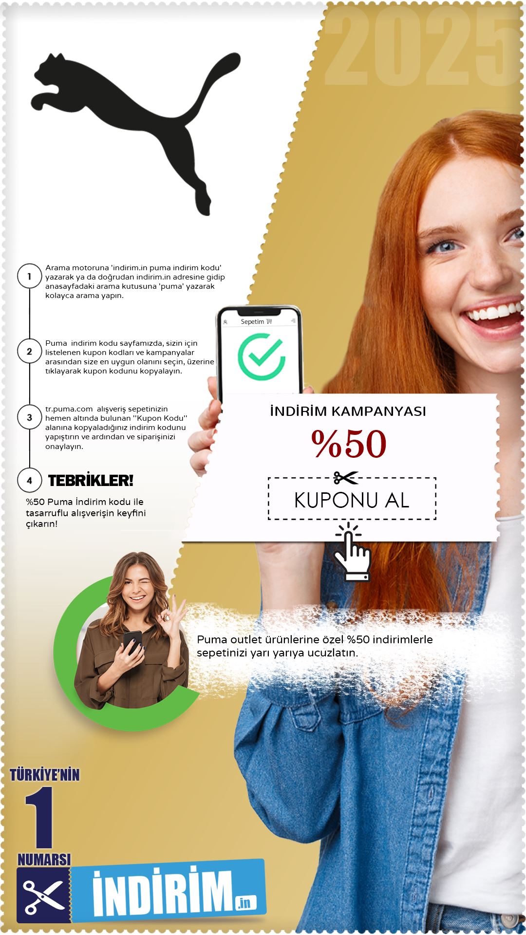 Puma'dan %50 İndirim Kampanyası