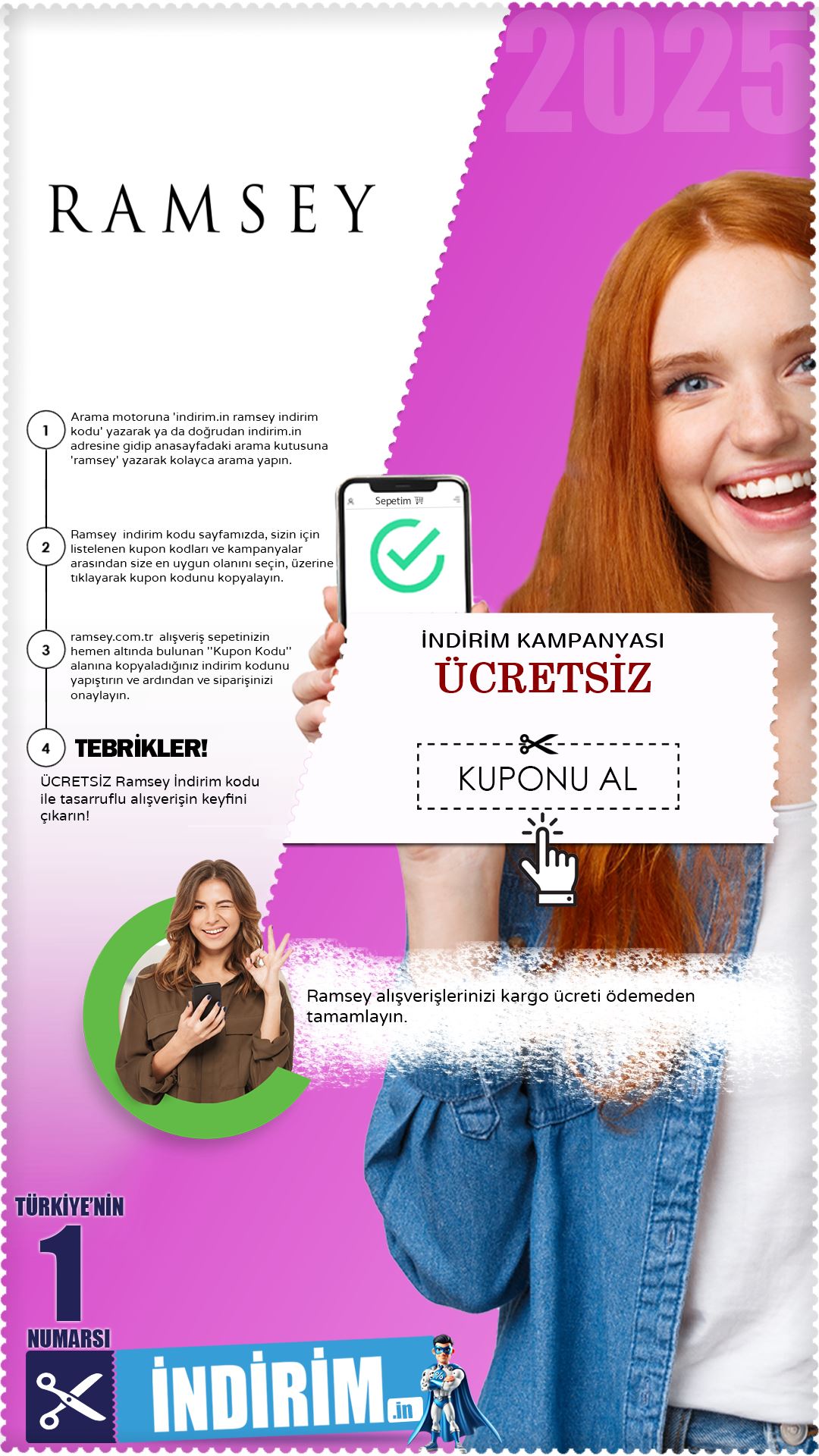Ramsey Ücretsiz Kargo Kampanyası