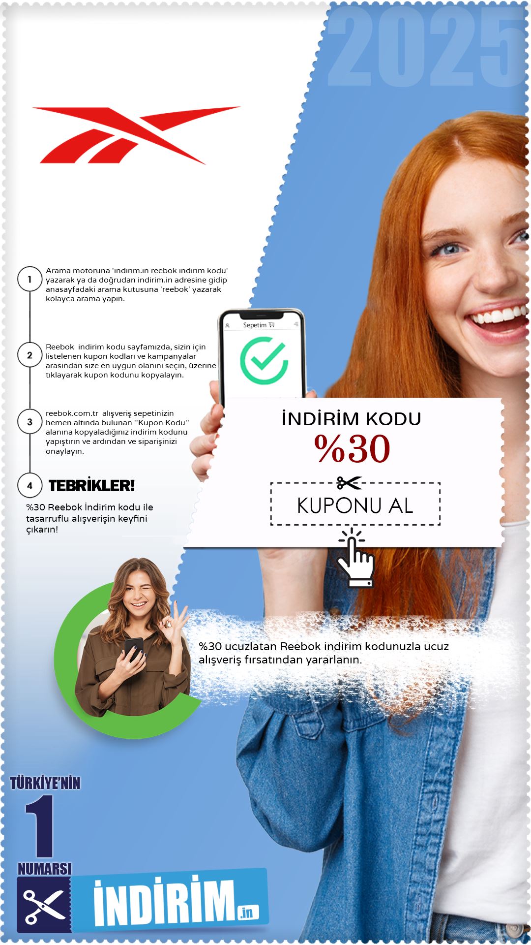 Reebok %30 İndirim Kuponu