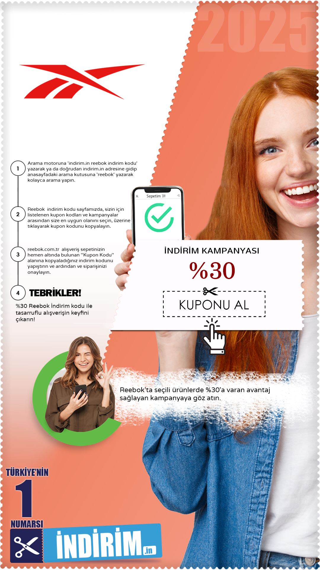 Reebok %30'A Varan İndirim Kampanyası