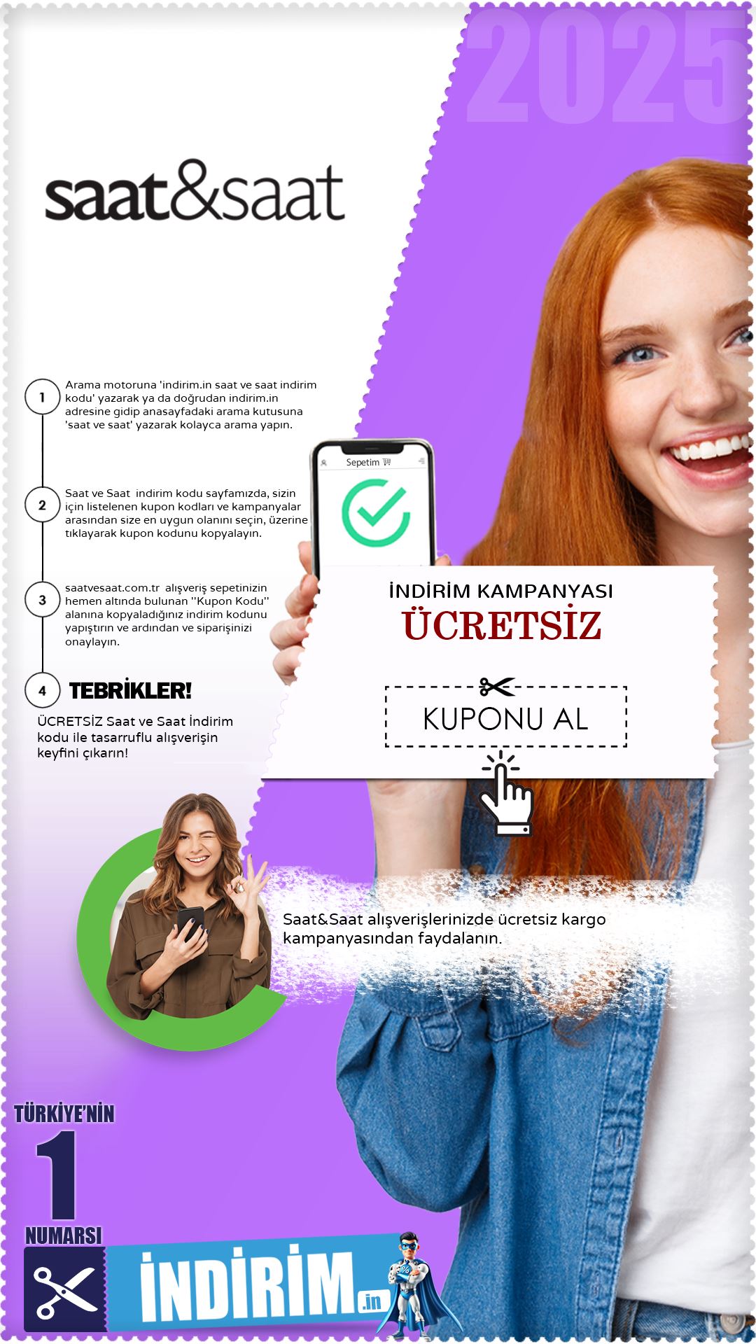Saat&Saat Ücretsiz Kargo Kampanyası