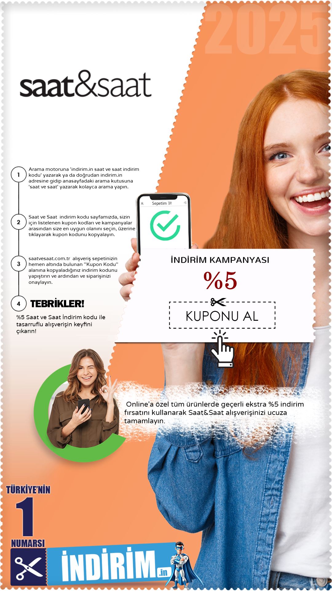Saat&Saat %5 Yaza Merhaba İndirim Kampanyası
