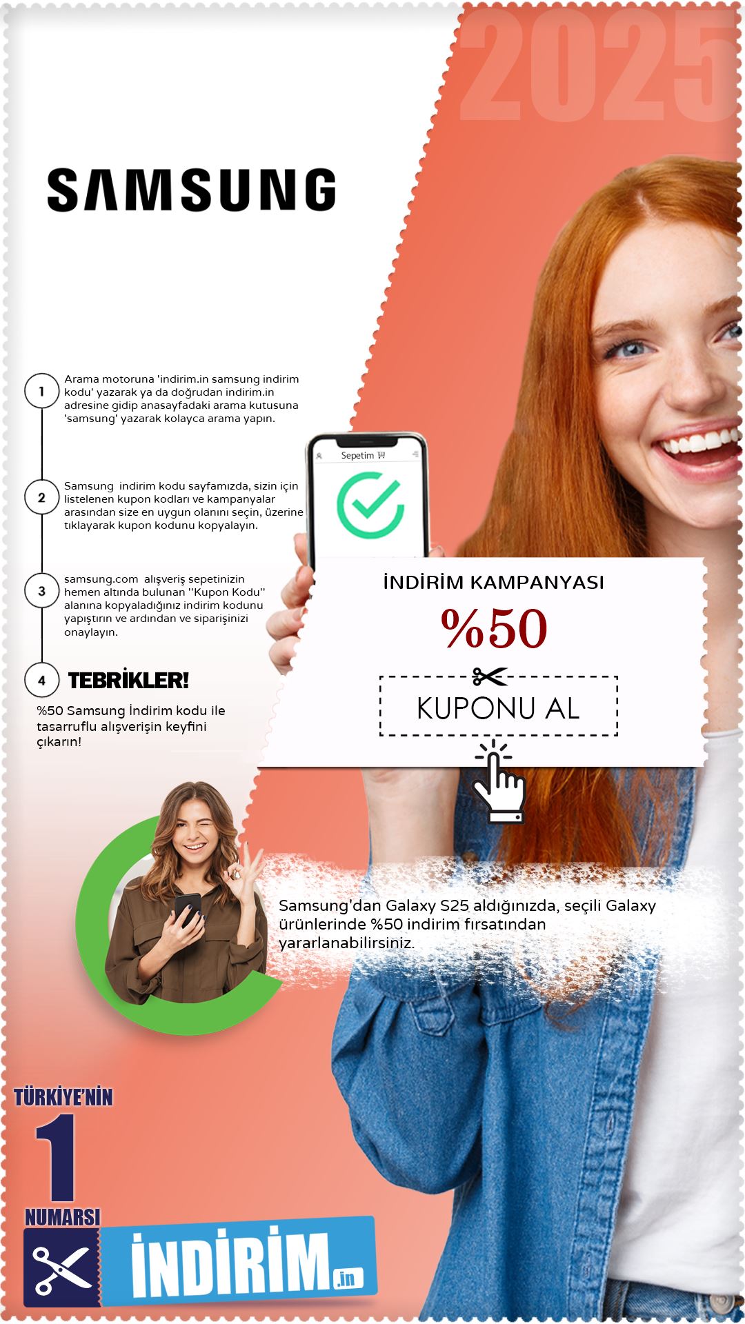 Samsung 2. Ürüne %50 İndirim Kampanyası
