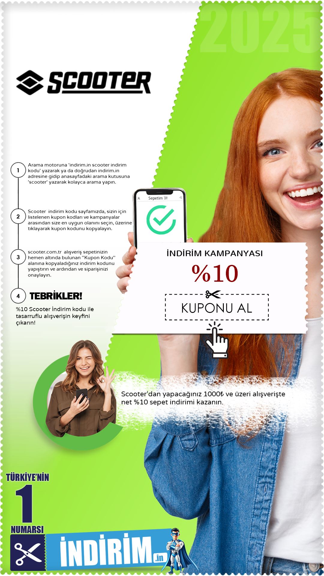 Scooter %10 Sepet İndirim Kampanyası