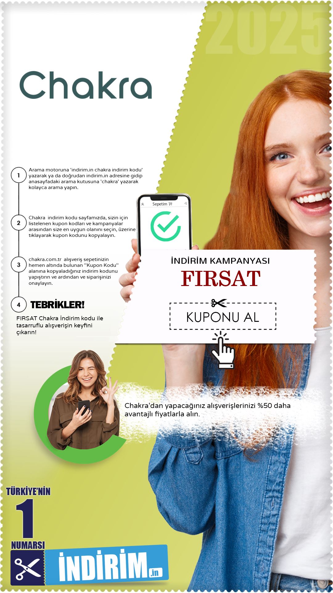Sepette Net %50 Chakra Fırsatı