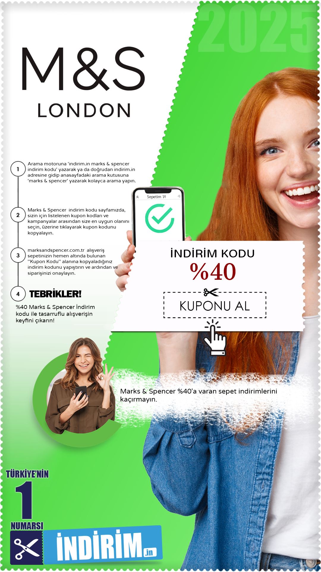 Sepette %40 Marks & Spencer İndirimleri