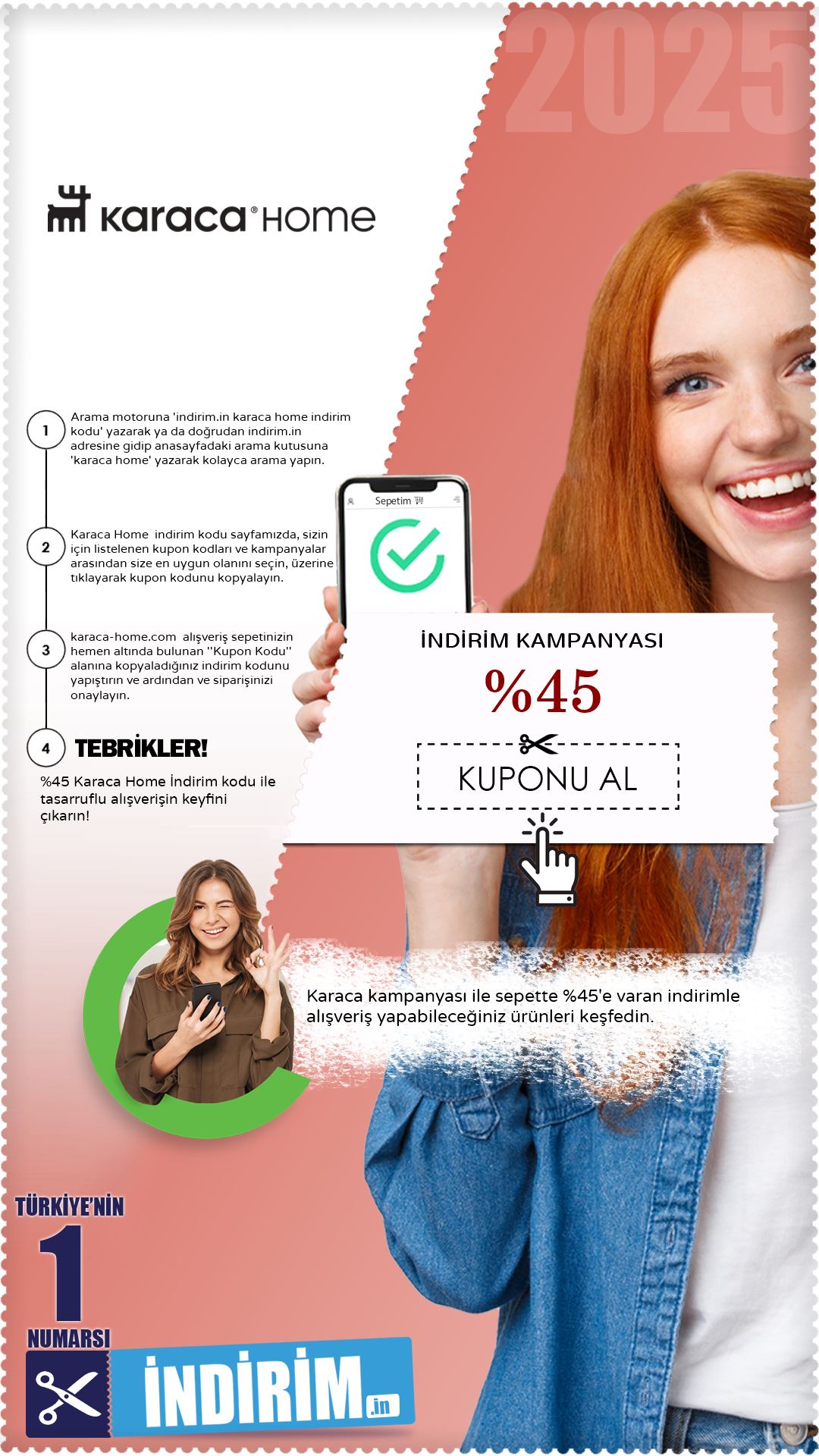 Sepette %45'E Varan Karaca İndirimi