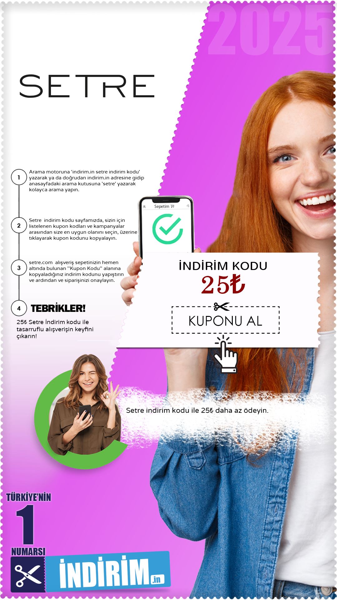 Setre 25₺ Ucuzlatan İndirim Kodu