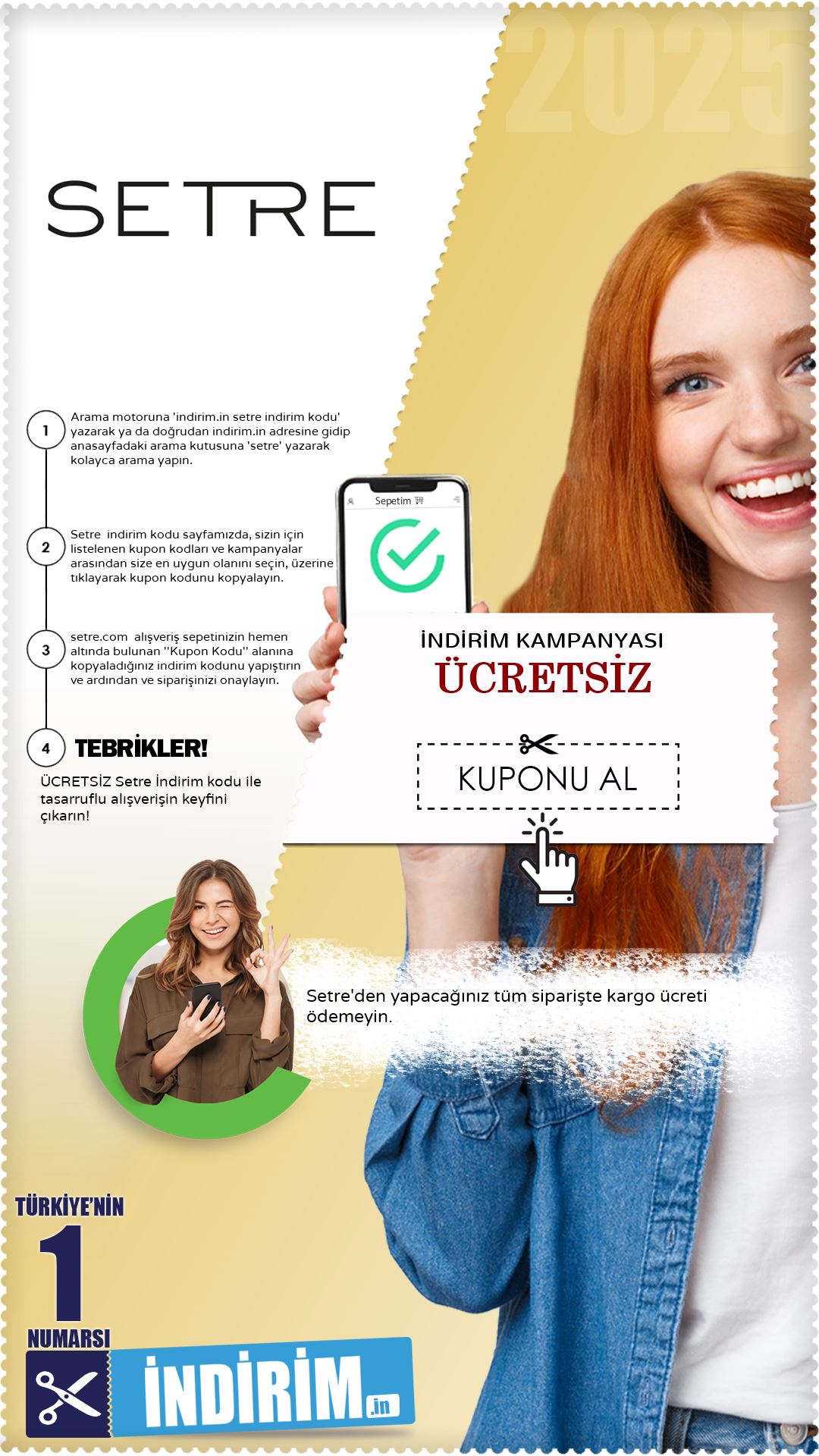 Setre Ücretsiz Kargo Kampanyası