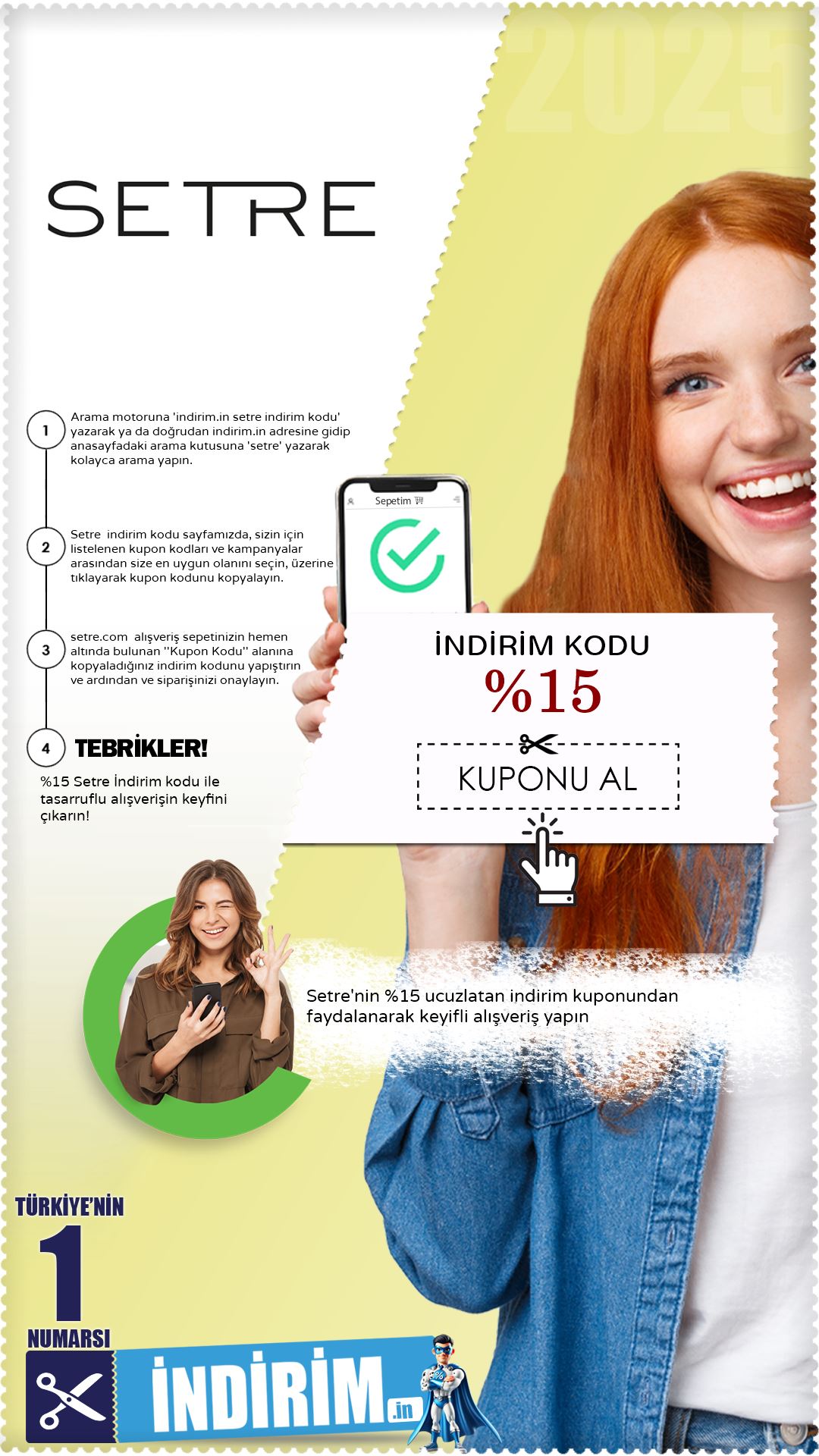 Setre %15 İndirim Kuponu Kodu