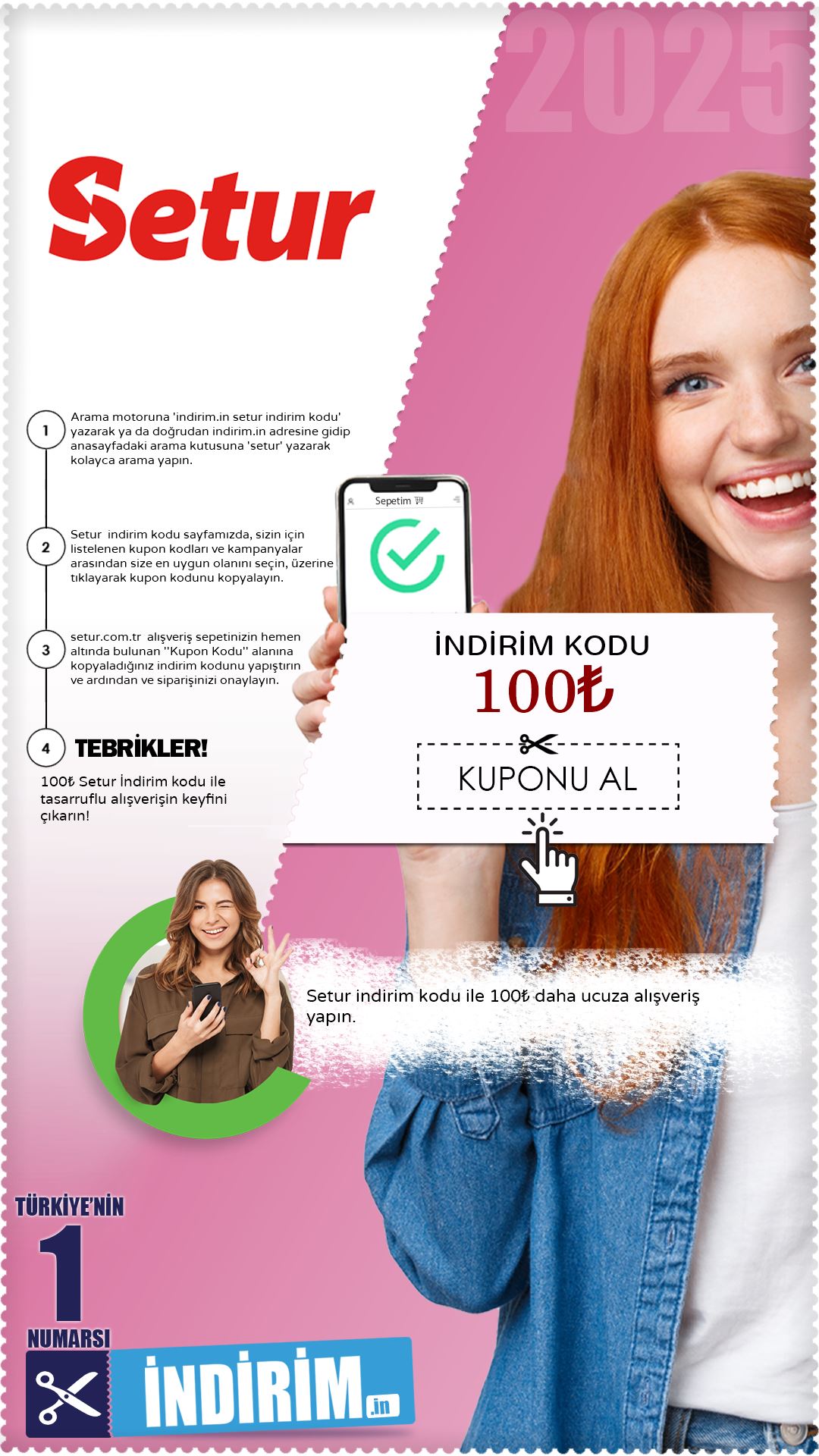 Setur 100₺ Ucuzlatan İndirim Kodu