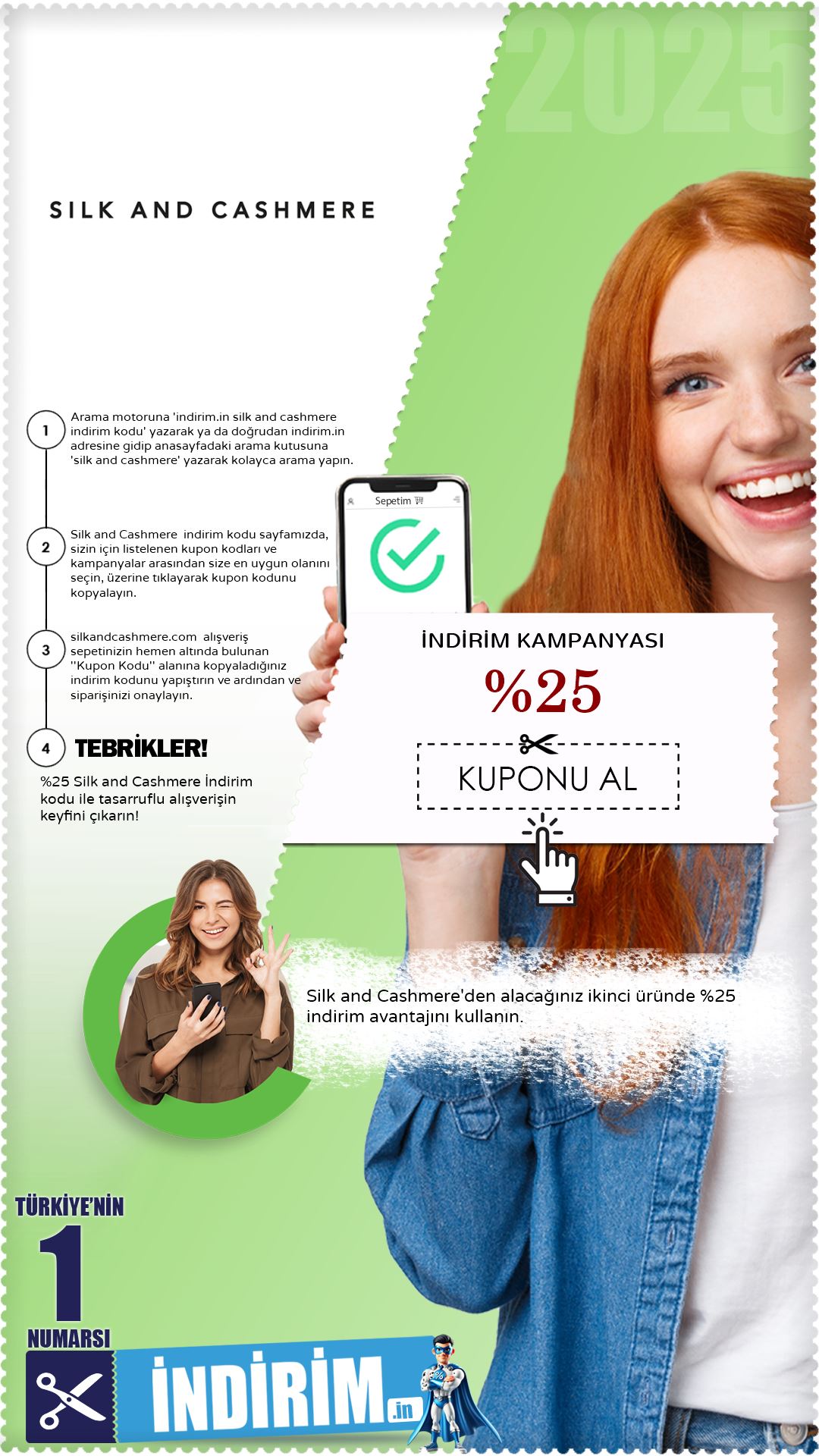 Silk And Cashmere %25 İndirim Avantajı