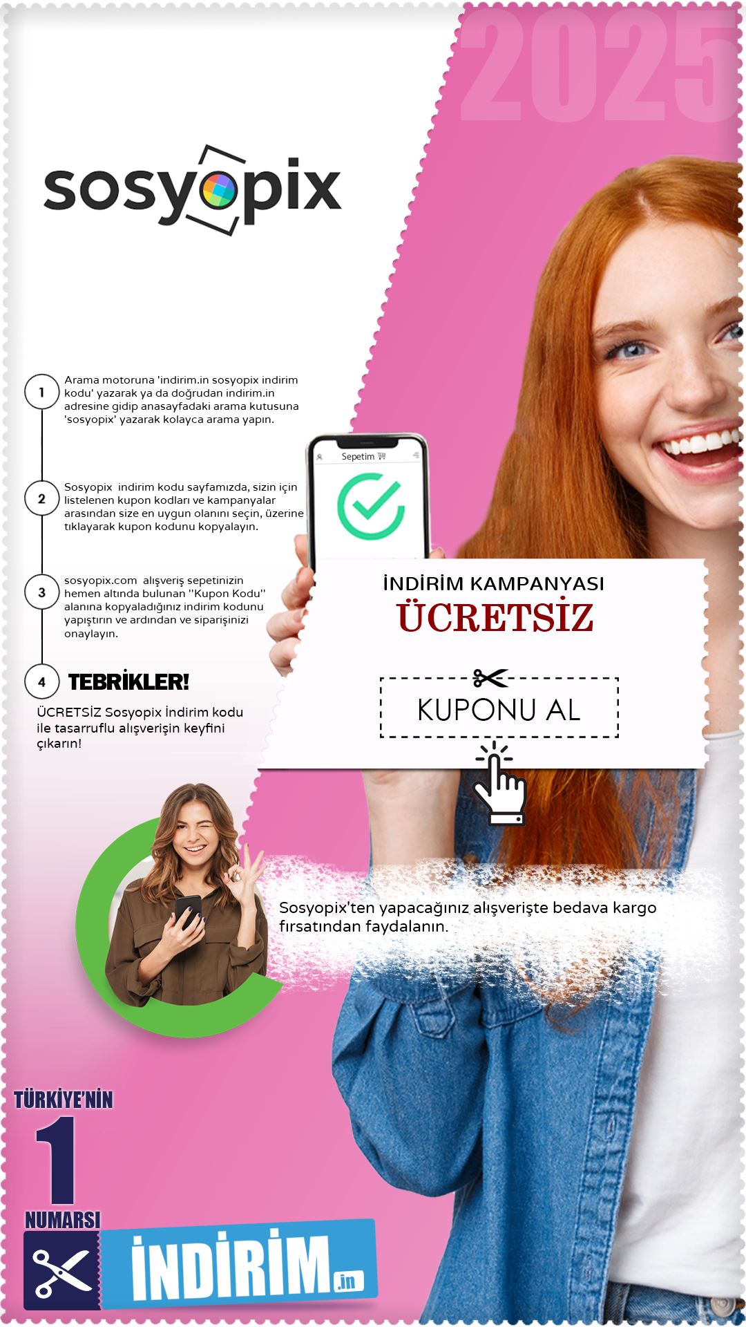 Sosyopix Ücretsiz Kargo Kampanyası