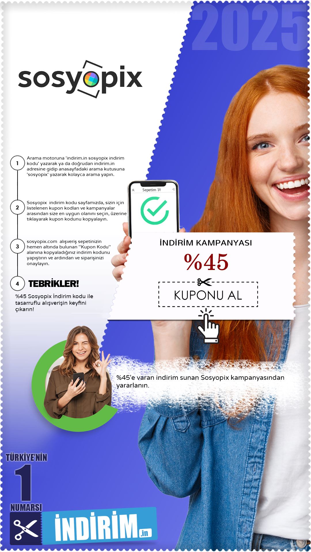 Sosyopix %45'E Varan İndirim Kampanyası