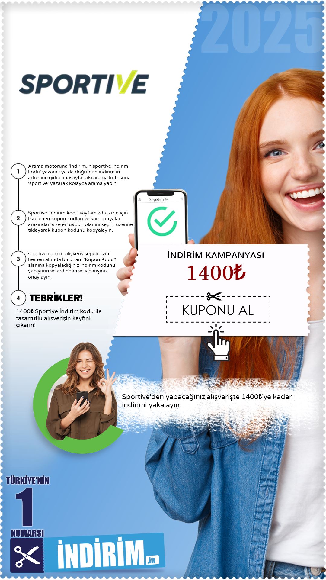 Sportive 1400₺'Ye Varan Fırsat