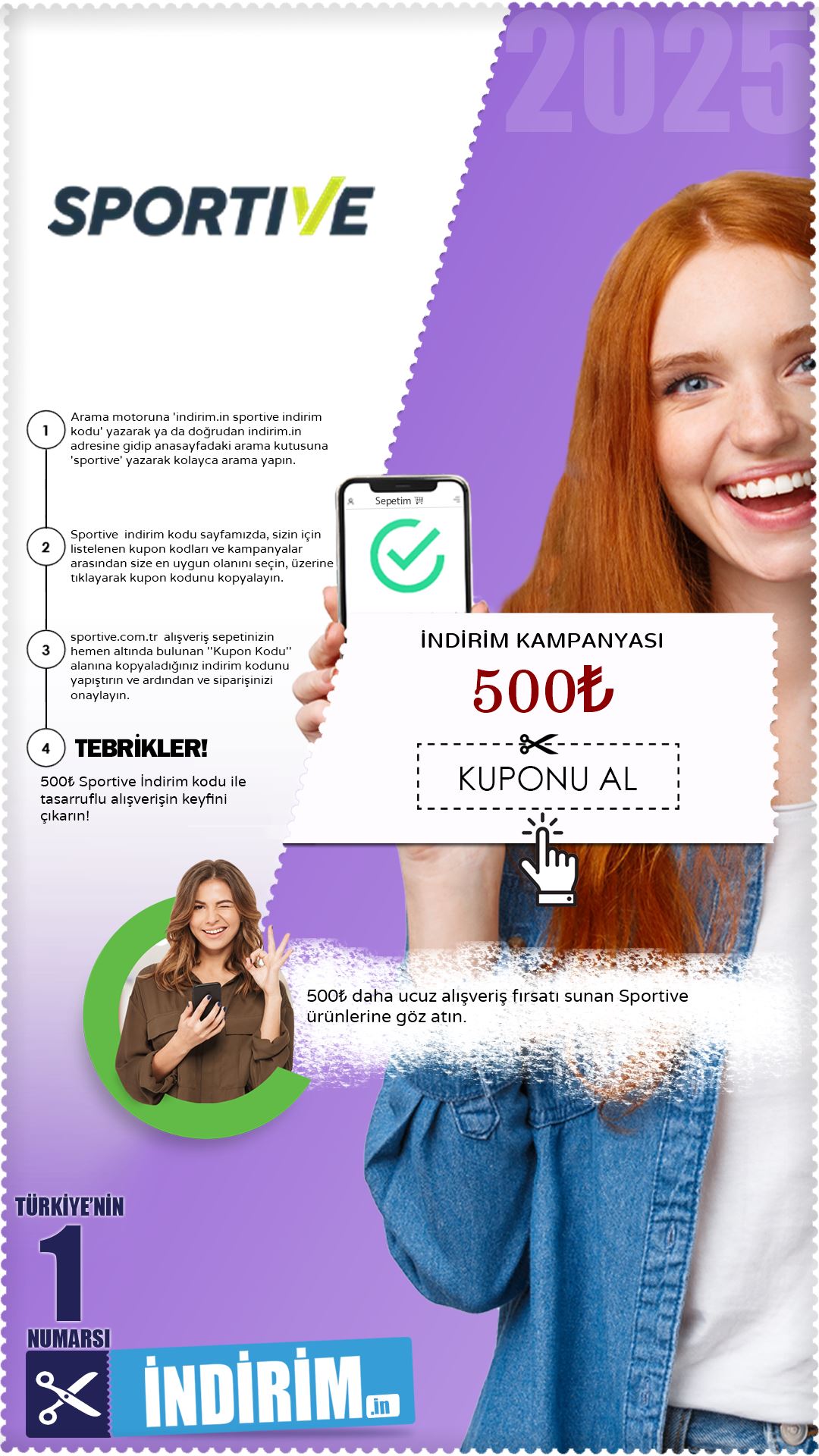 Sportive 500₺ İndirim Kampanyası