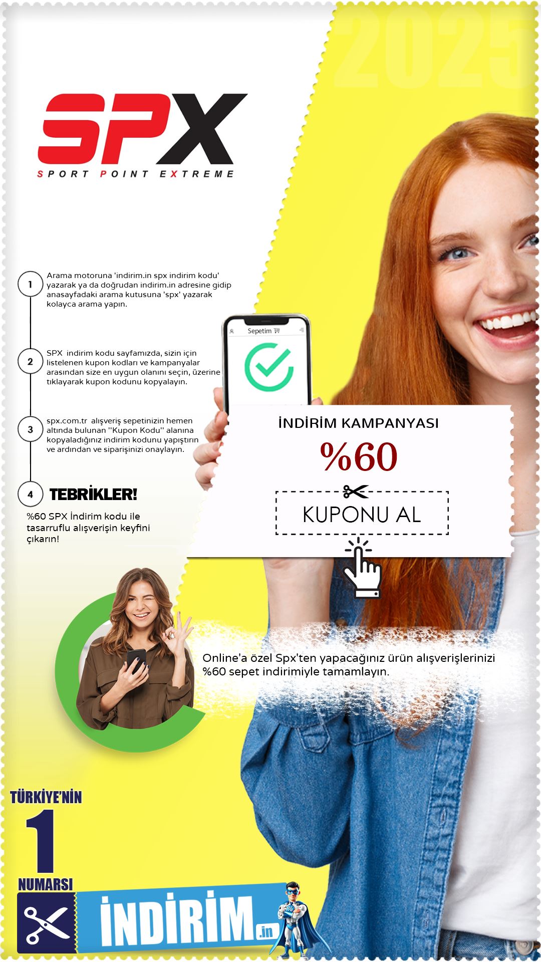 Spx %60 indirim kampanyası